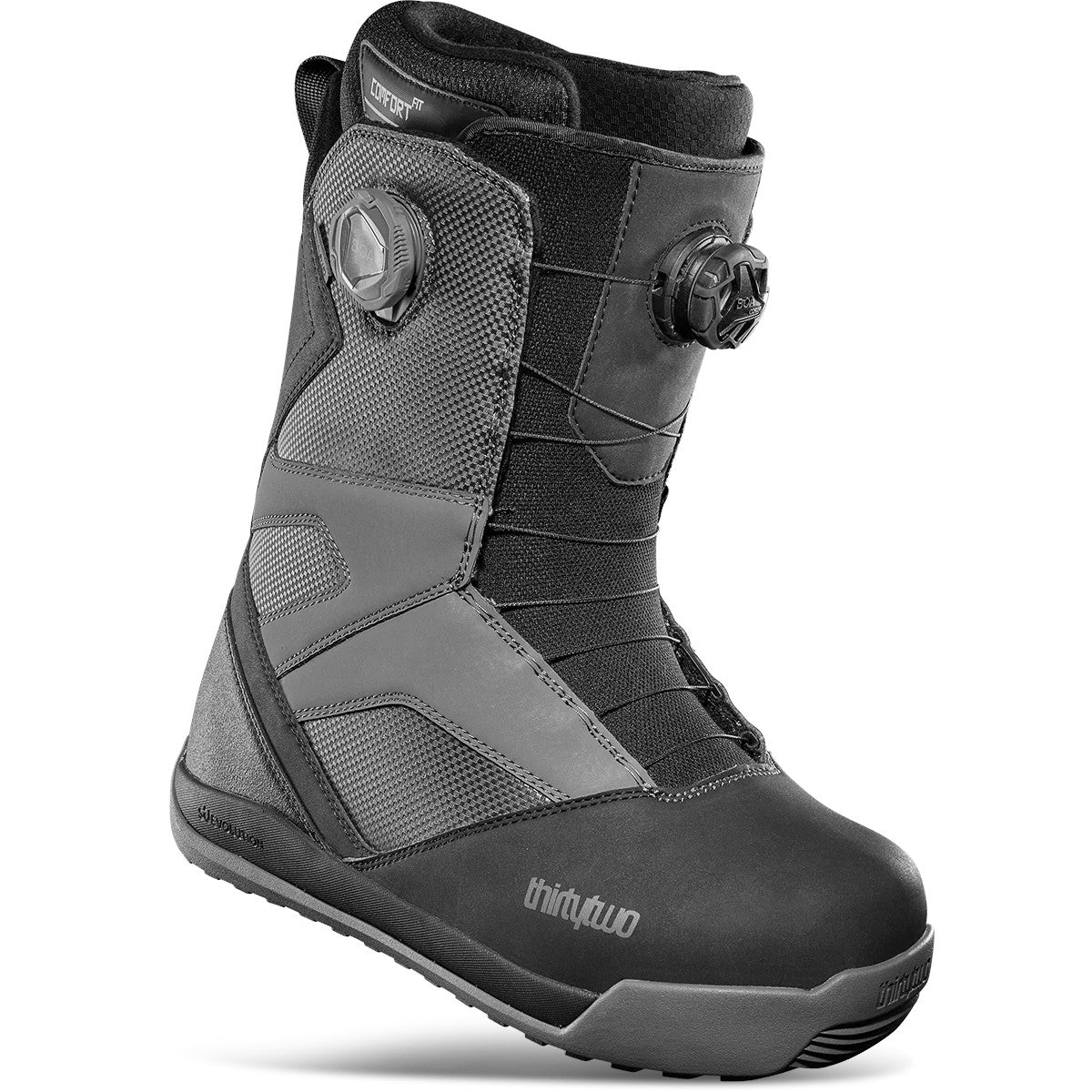 Black/Charcoal STW Double BOA ThirtyTwo Snowboard Boots