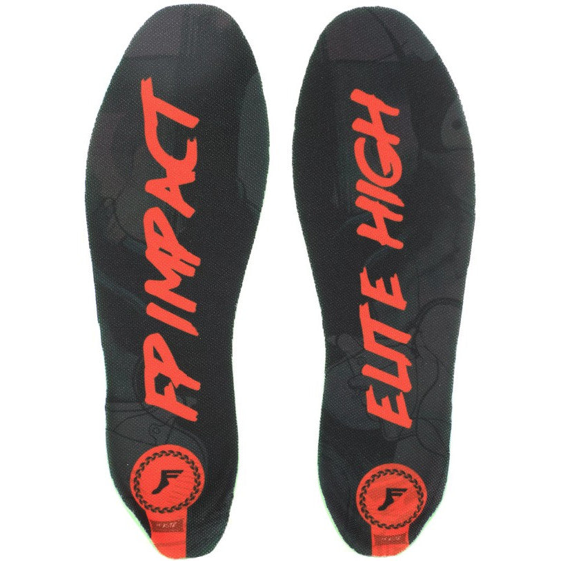 FP Kingfoam Comfort+ Hi-Profile Insoles Black Camo/Orange