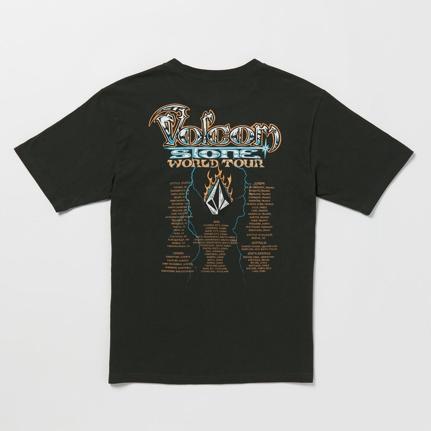 Stealth Stone Ghost Volcom T-Shirt Back