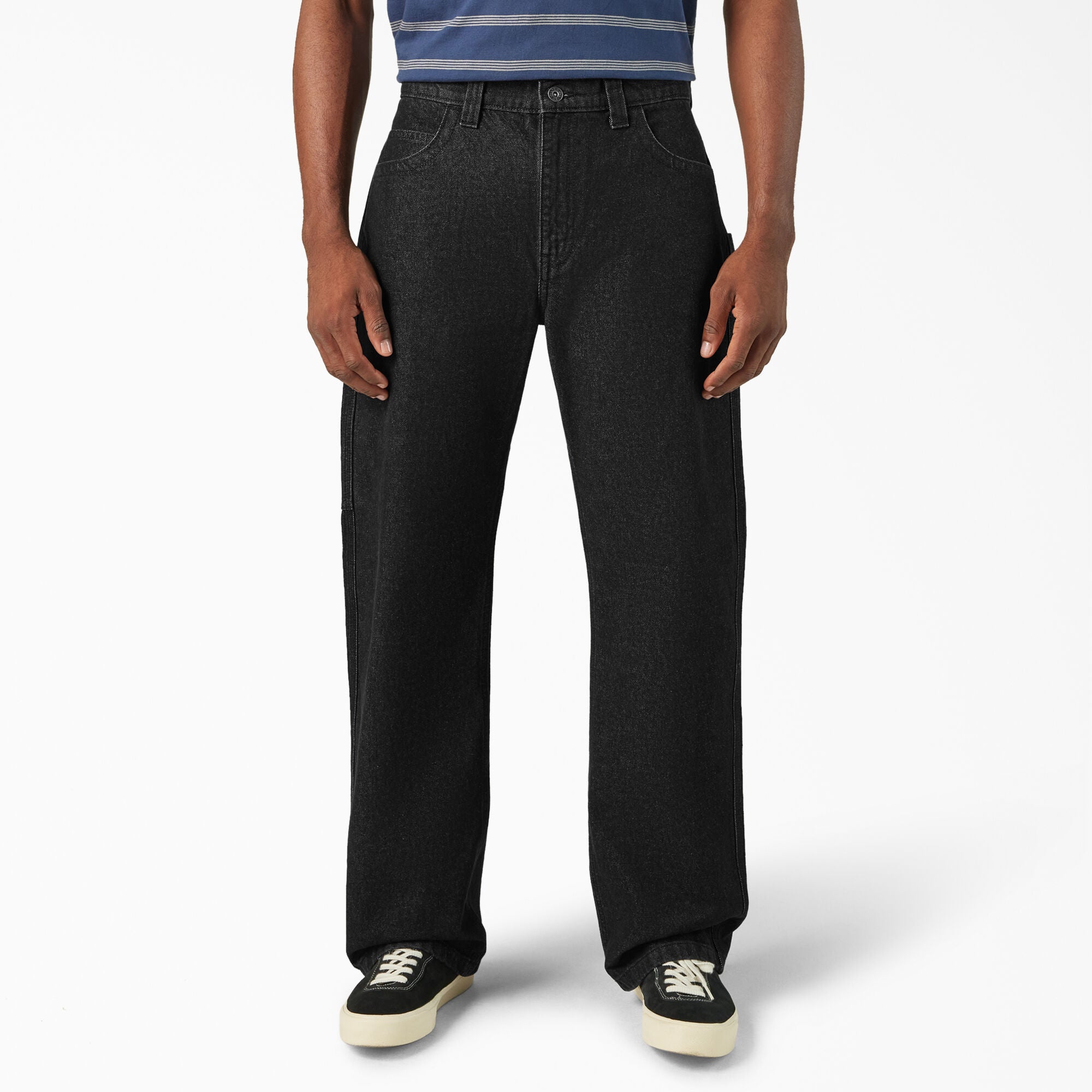 Black Relaxed Fit Dickies Utility Jeans