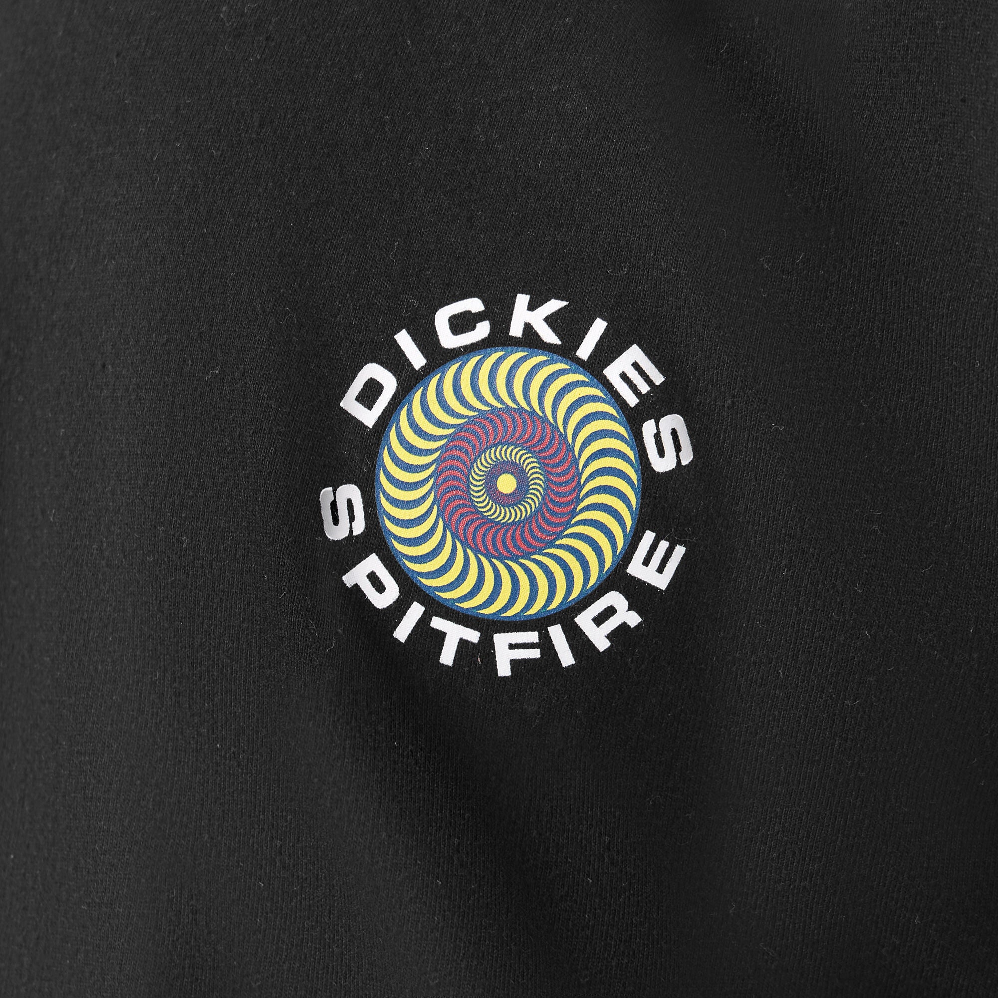 Black Spitfire X Dickies Skateboard Tee Logo