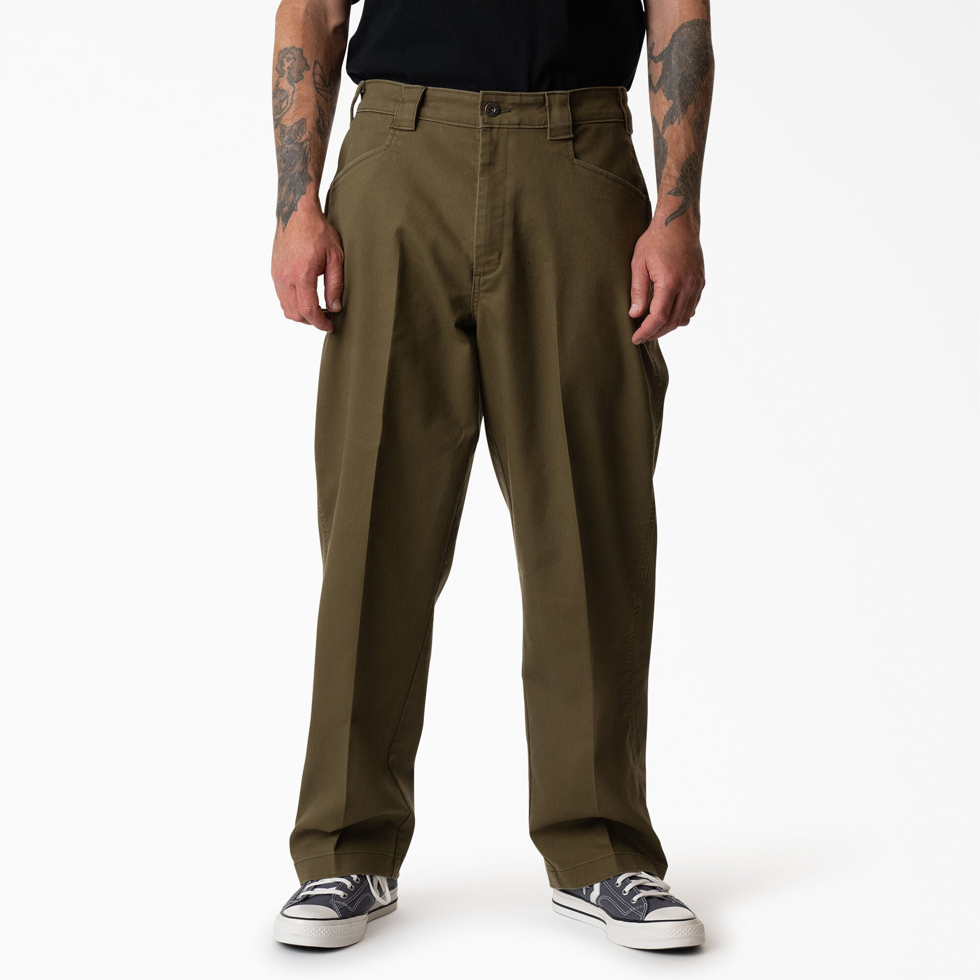 Dark Olive Mike Anderson Dickies Work Pants