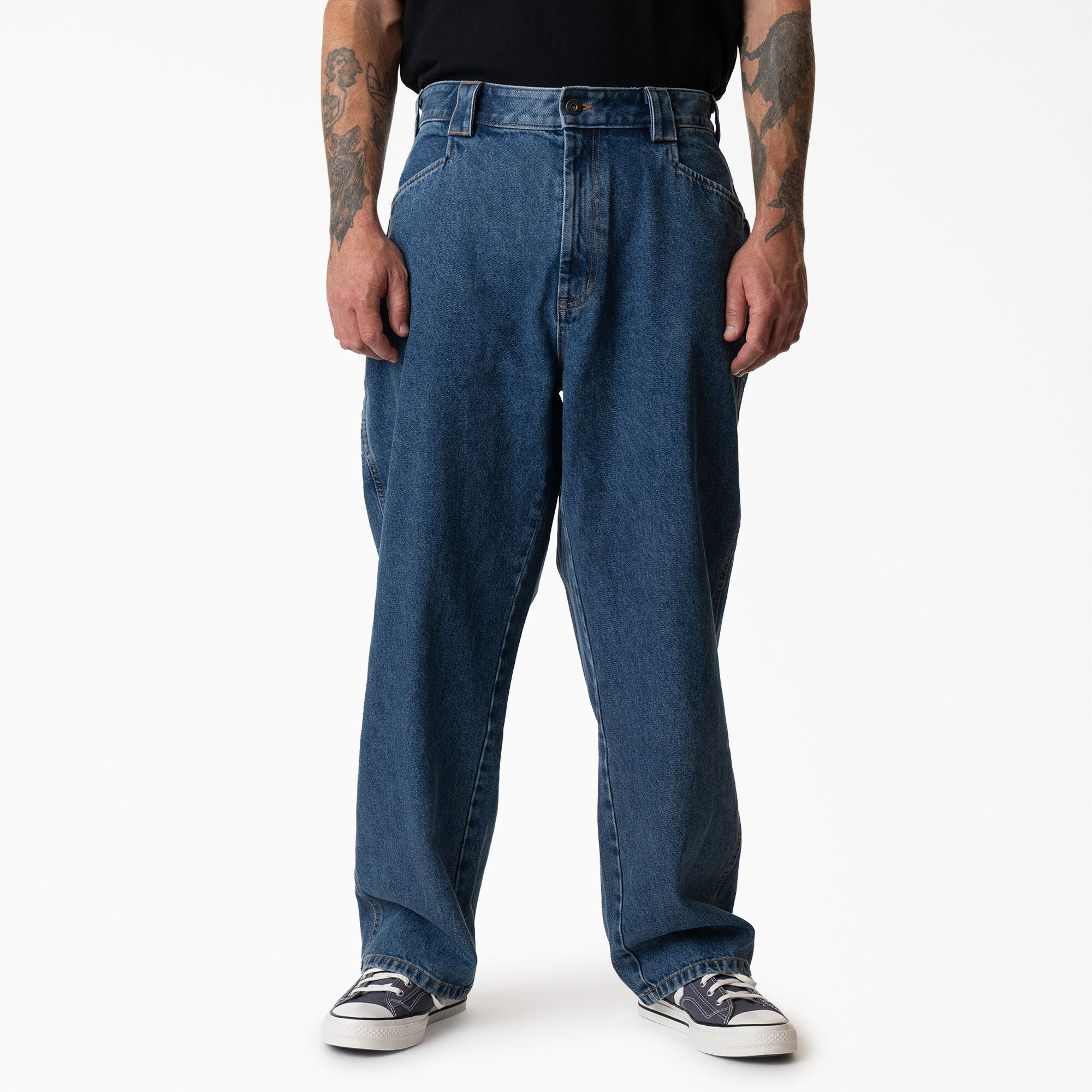 Mike Anderson Loose Fit Blue Jean Dickies Pants