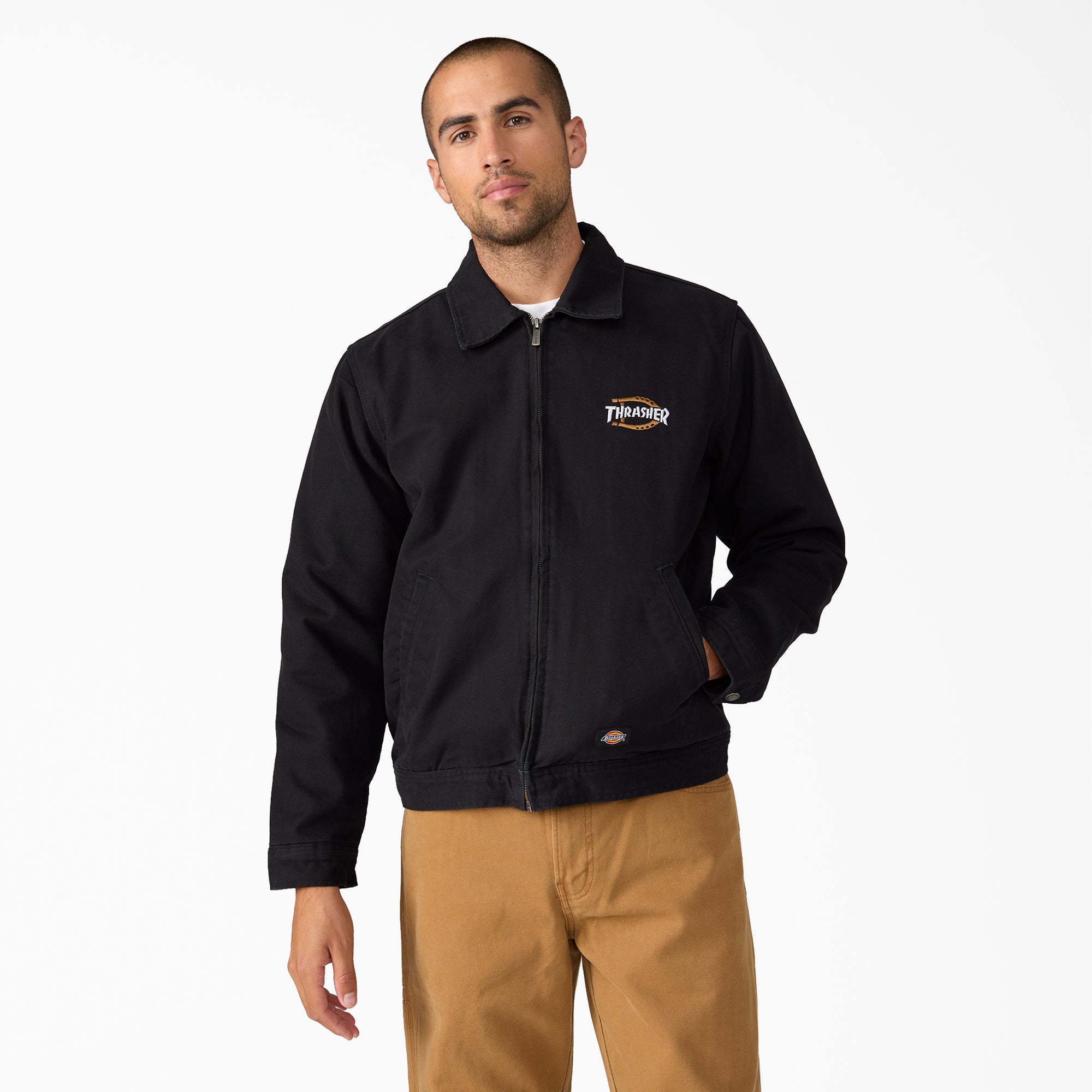 Black Dickies X Thrasher Work Jacket
