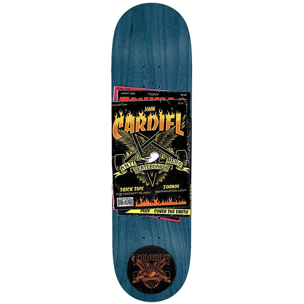 Antihero x Thrasher Cardiel Skateboard Deck - Blue Stain