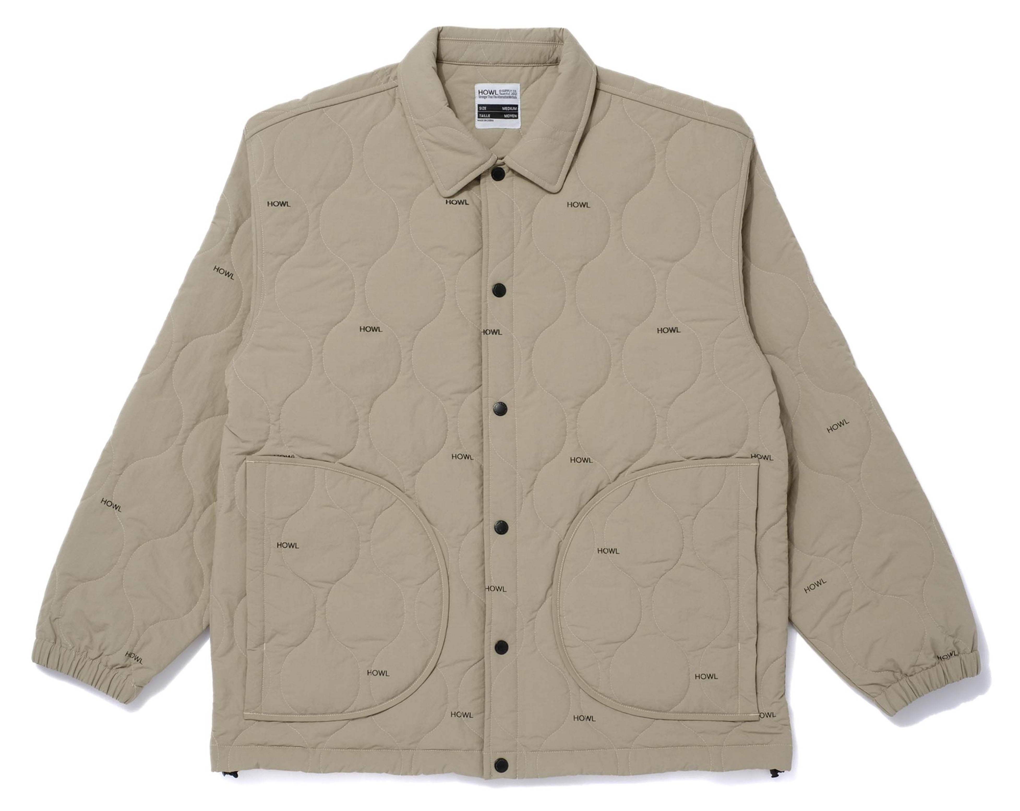 Grey 2024 Onion Quilted Howl Jacket