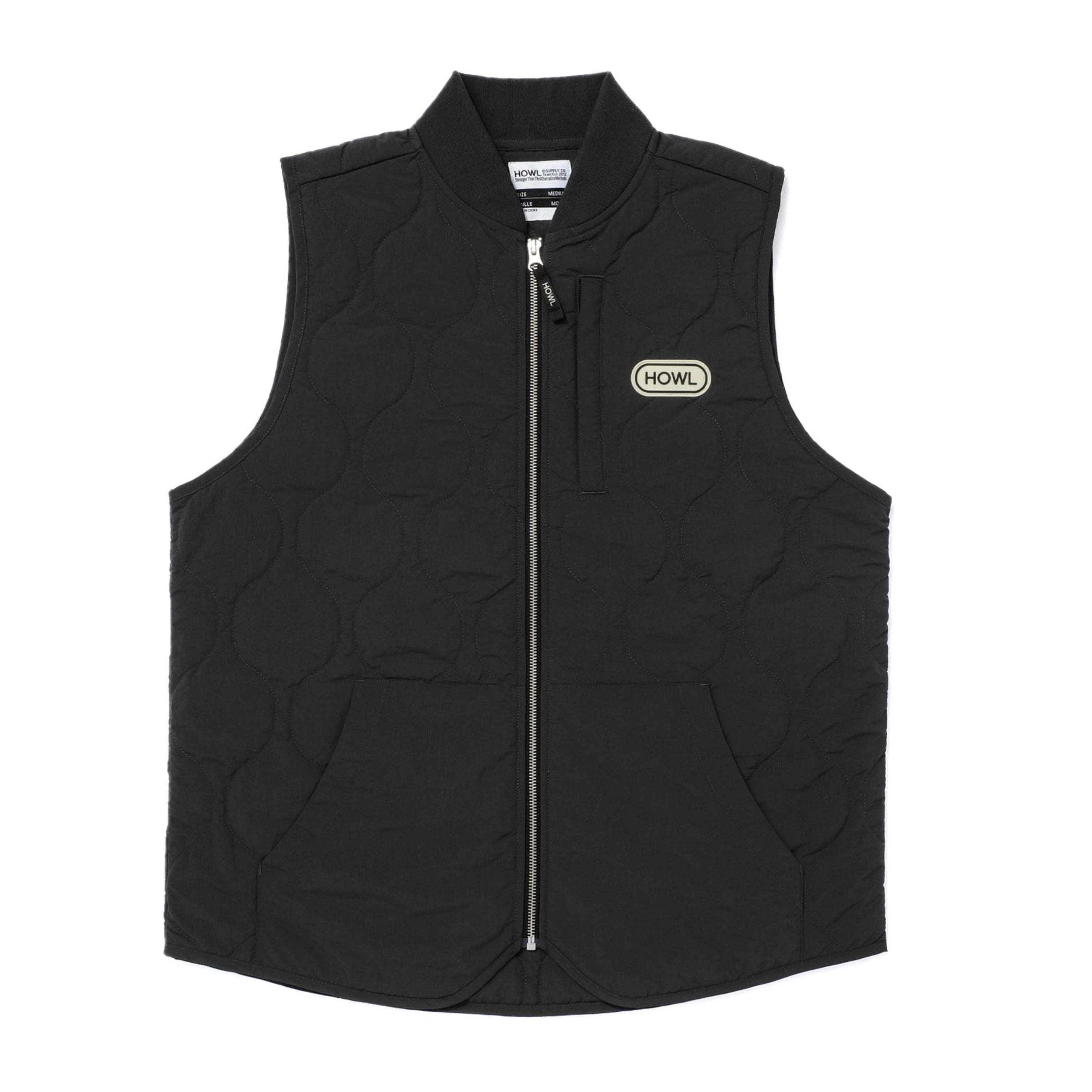Black 2024 Onion Howl Quilted Vest