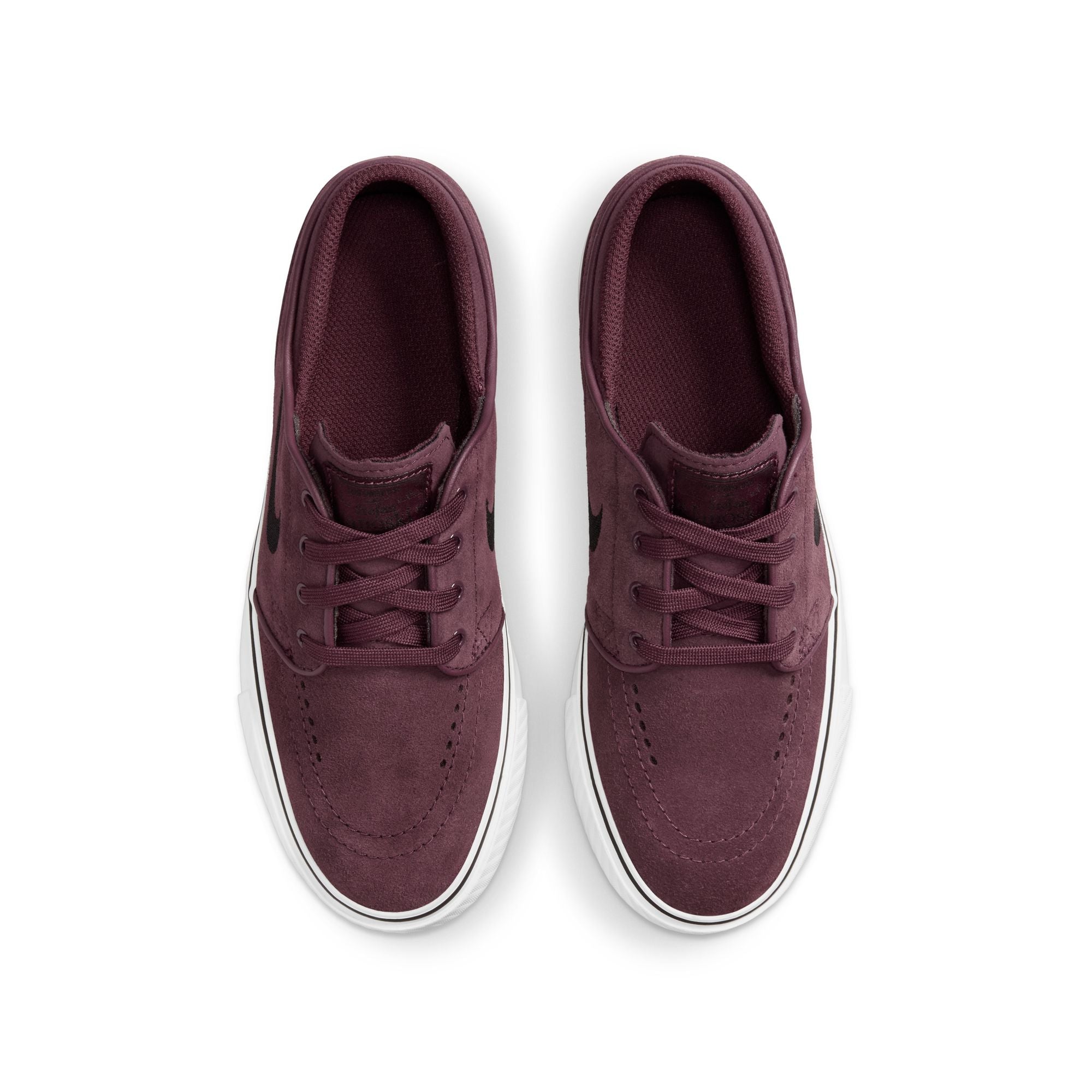 Nike SB Big Kids Janoski Skateboard Shoe Burgundy Crush Black Burgun