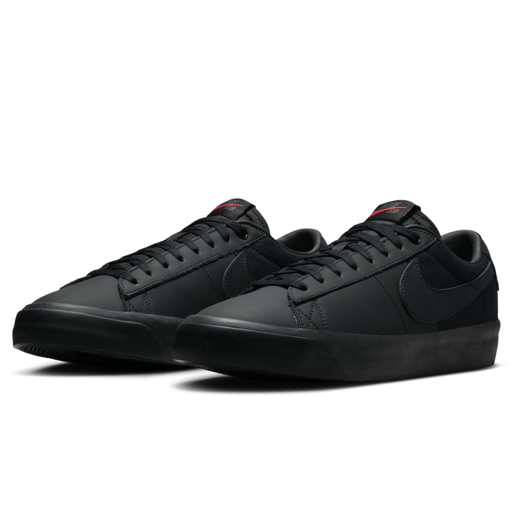 Black ISO GT Blazer Low Pro Nike SB Skate Shoe Front