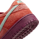 Mystic Red Dunk Low Pro Premium Nike SB Skate Shoe Detail