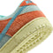 Orange/Noise Aqua Dunk Low Pro Premium Nike SB Skate Shoe Detail