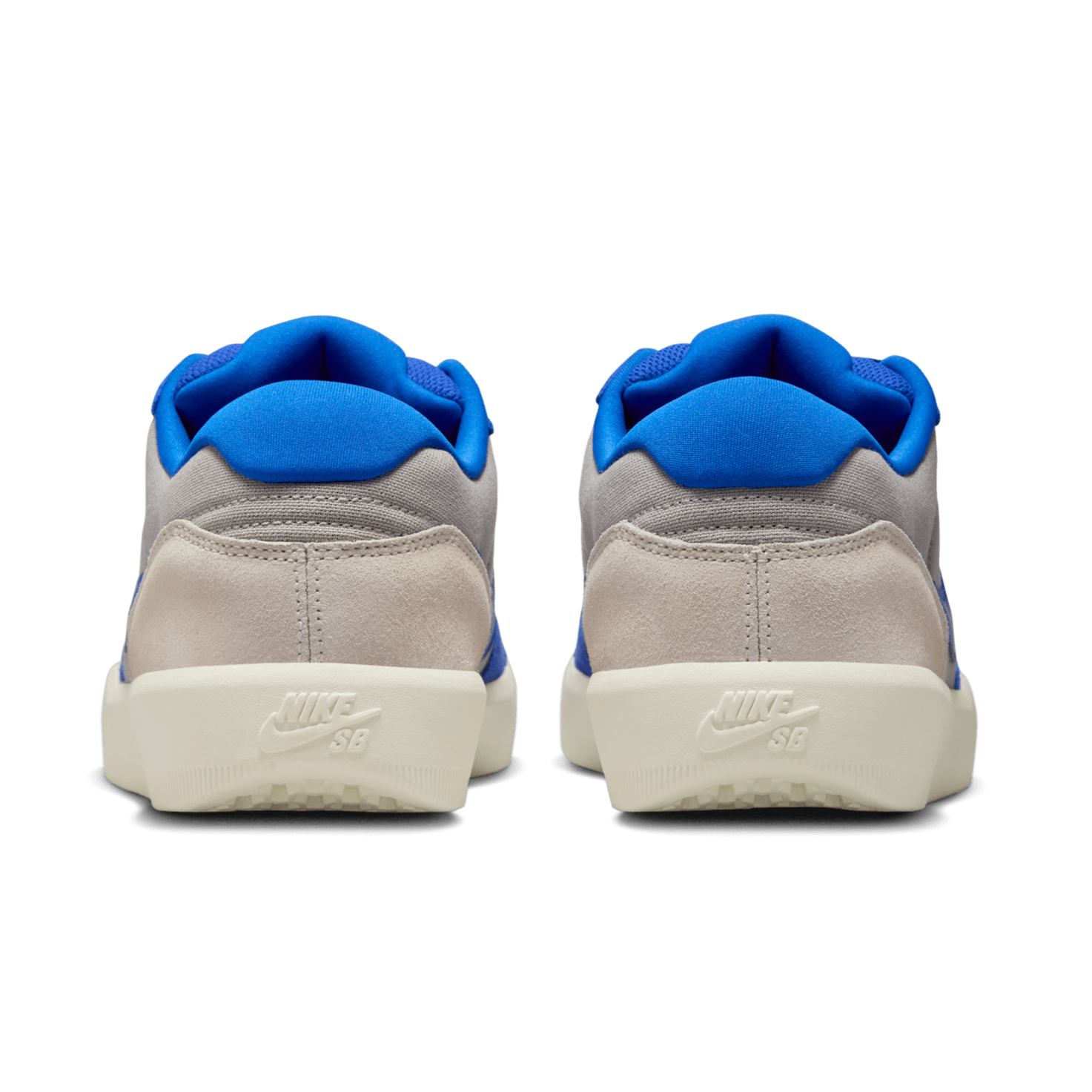 College Grey/Racer Blue Force 58 Nike SB Skate Shoe Back