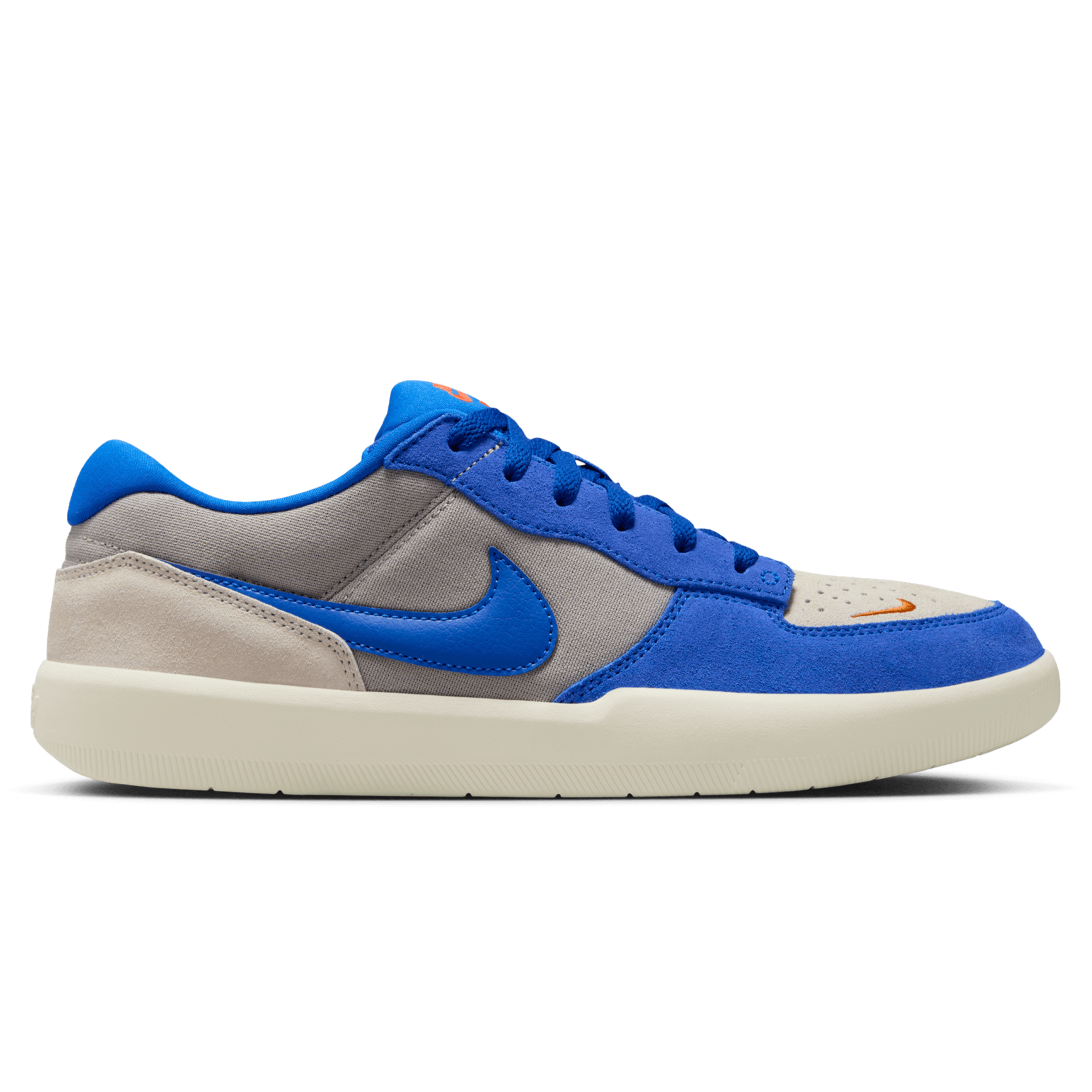College Grey/Racer Blue Force 58 Nike SB Skate Shoe