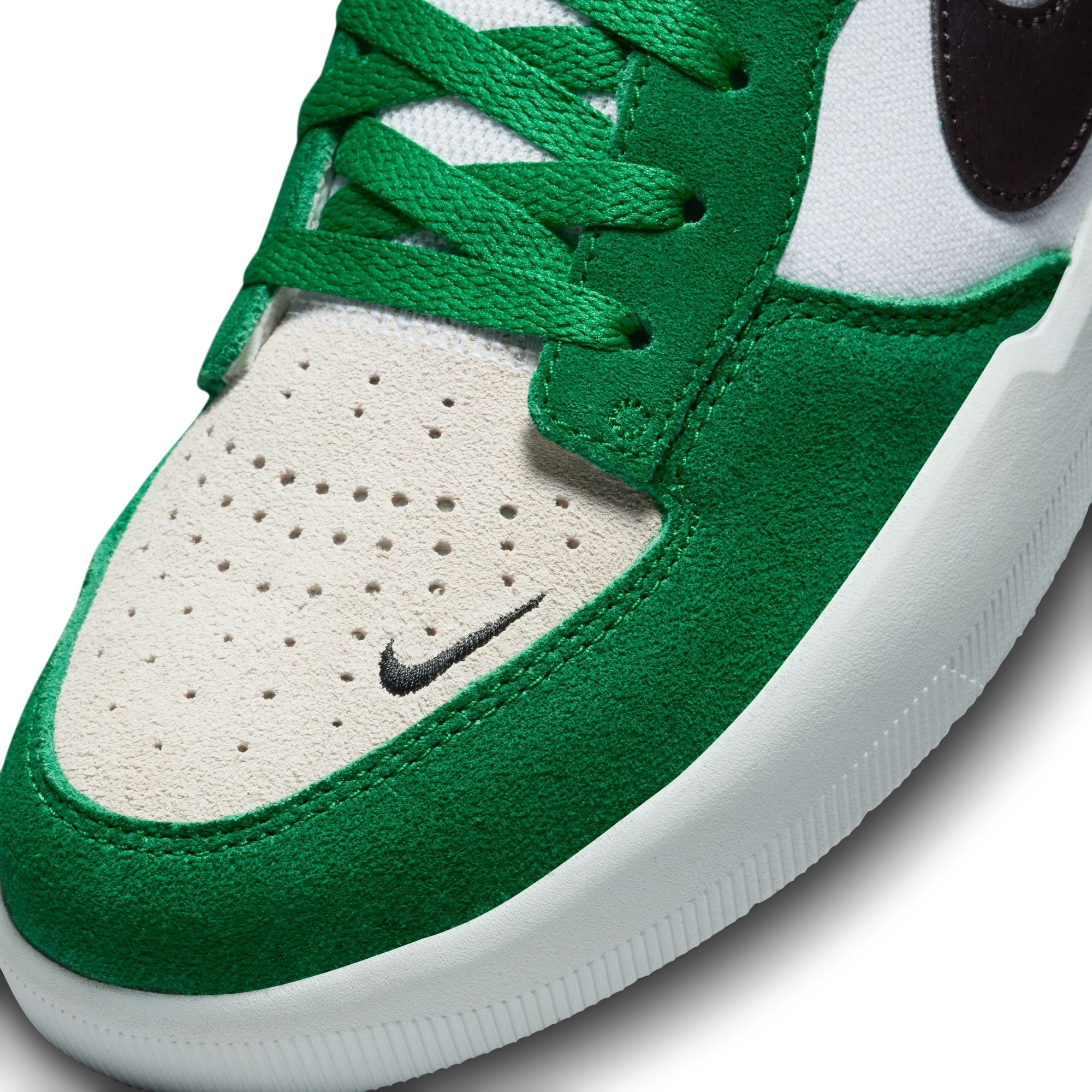 Pine Green Force 58 Nike SB Skate Shoe Detail