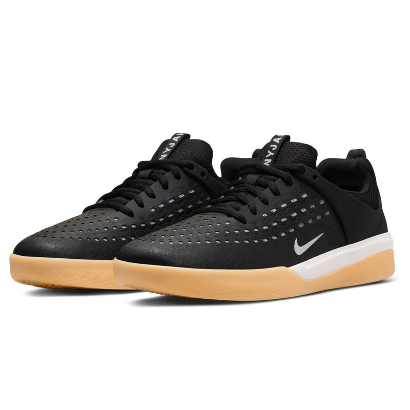 Black/Gum Nyjah 3 Nike SB Skate Shoe Front