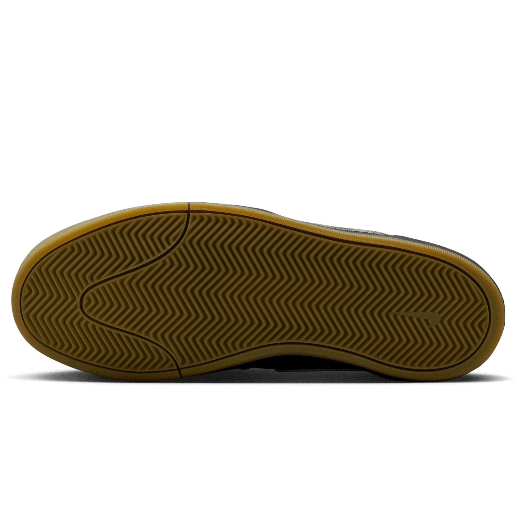 Black/Gum Leo Baker Nike SB Skate Shoe Bottom