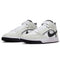 White/Black Leo Baker React Nike SB Skate Shoe Front