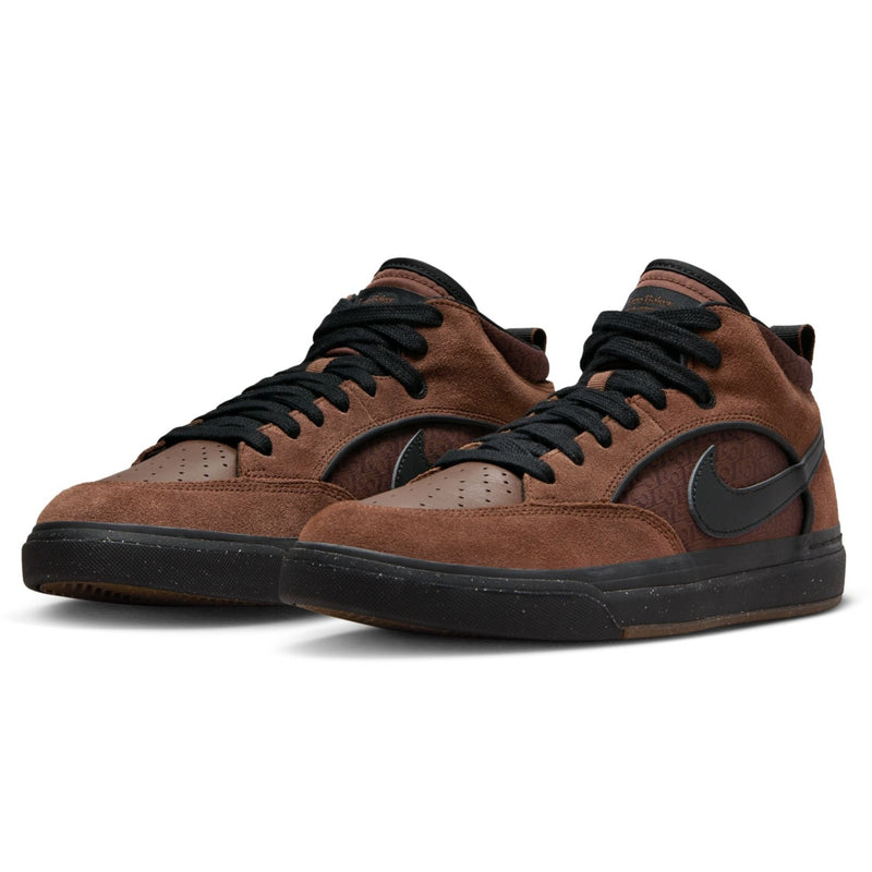 Cacao Wow Leo Baker React Nike SB Skate Shoe Front