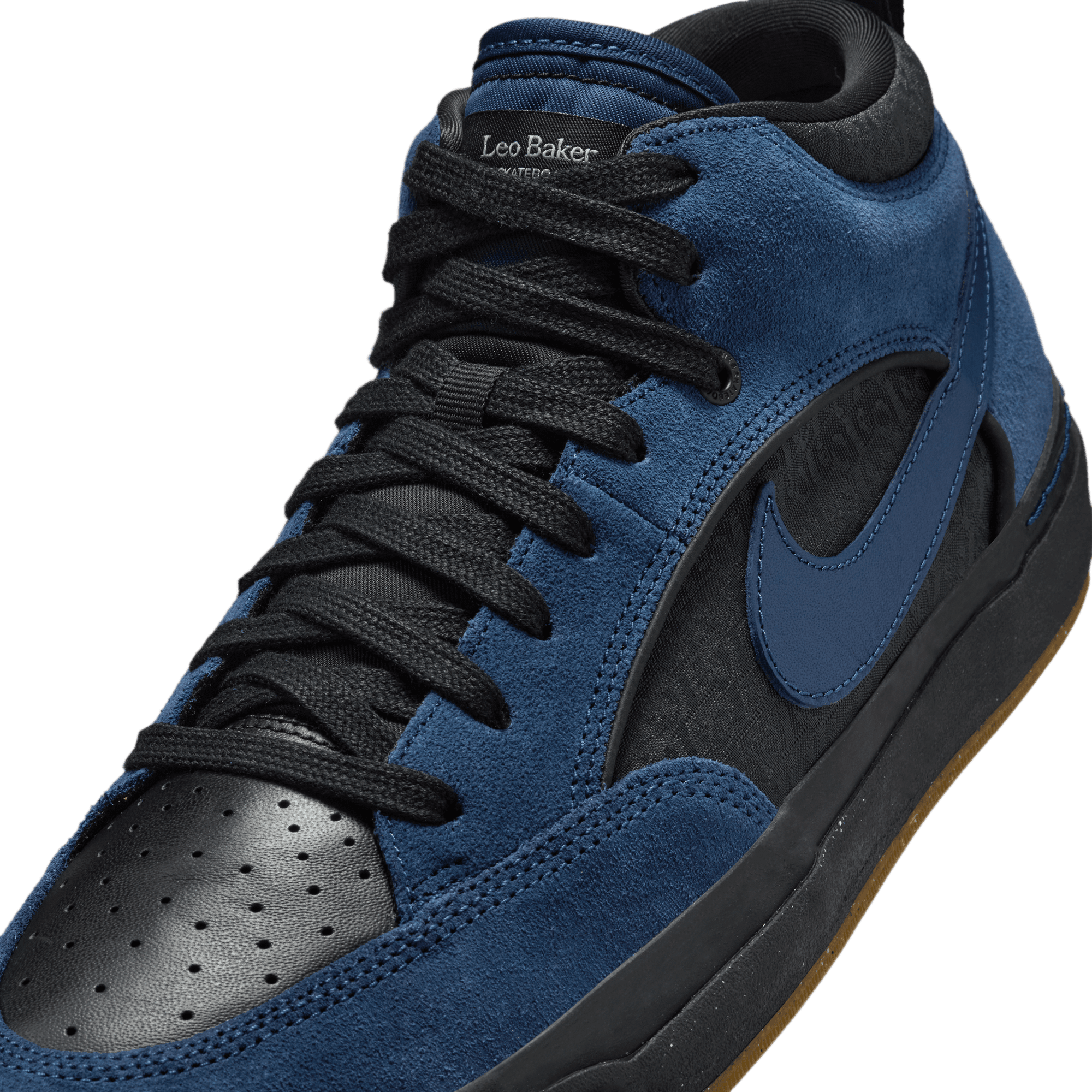 Navy Leo React Nike SB Skate Shoe Detail