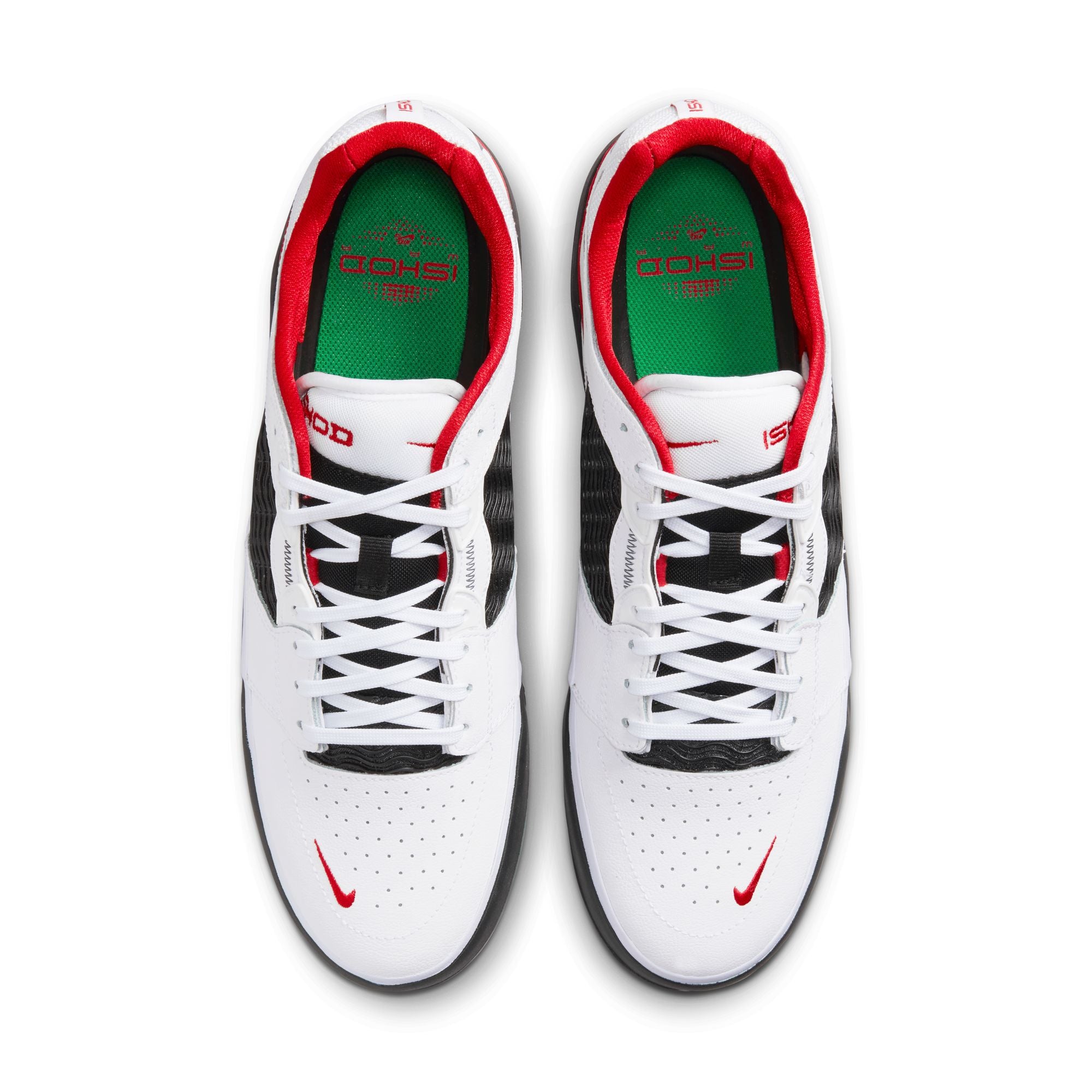 White/Black Premium Ishod Nike SB Skate Shoe Top
