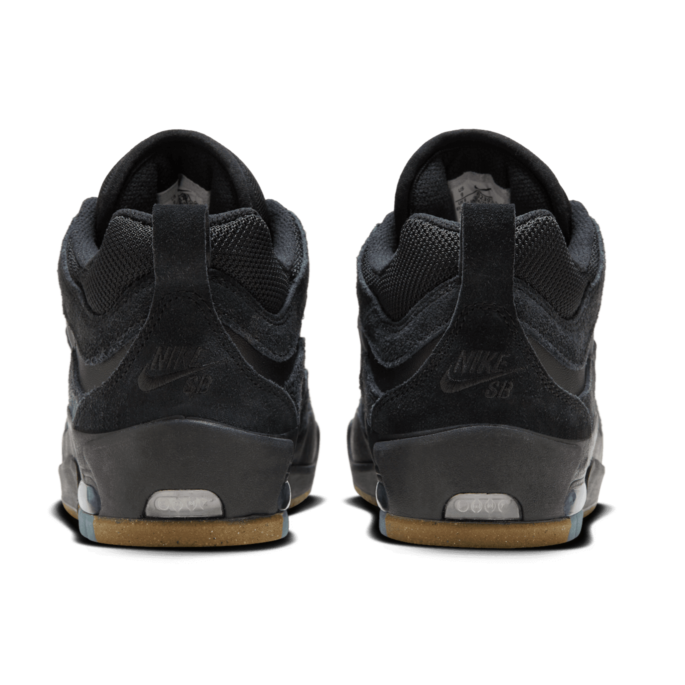 Black/Black Ishod Wair Max 2 Nike SB Shoe Back