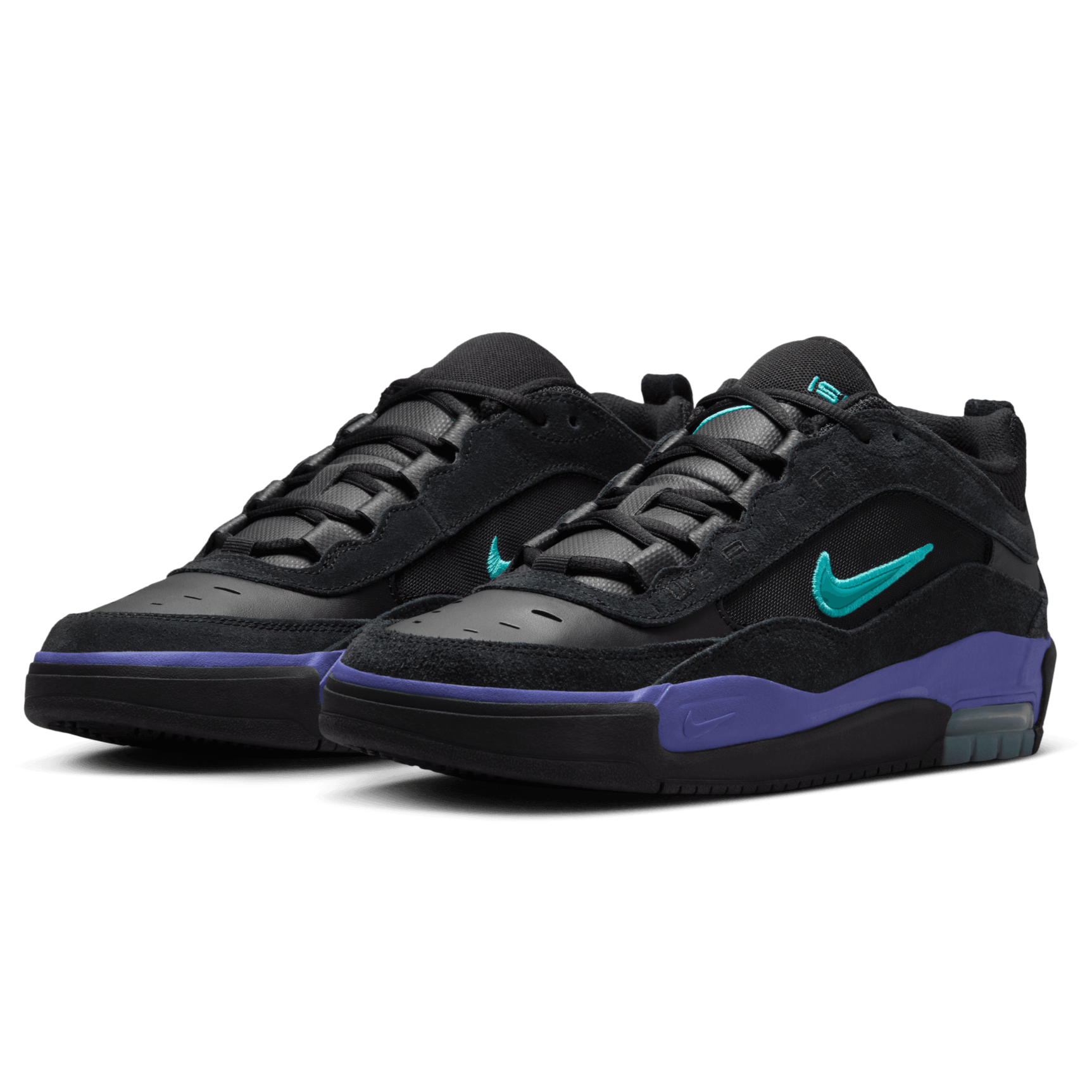 Black/Dusty Cactus Ishod Airmax 2 Nike SB Skate Shoe Front