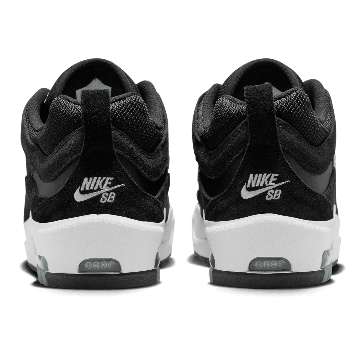 Black/White Ishod Wair Airmax 2 Nike SB Skate Shoe Back