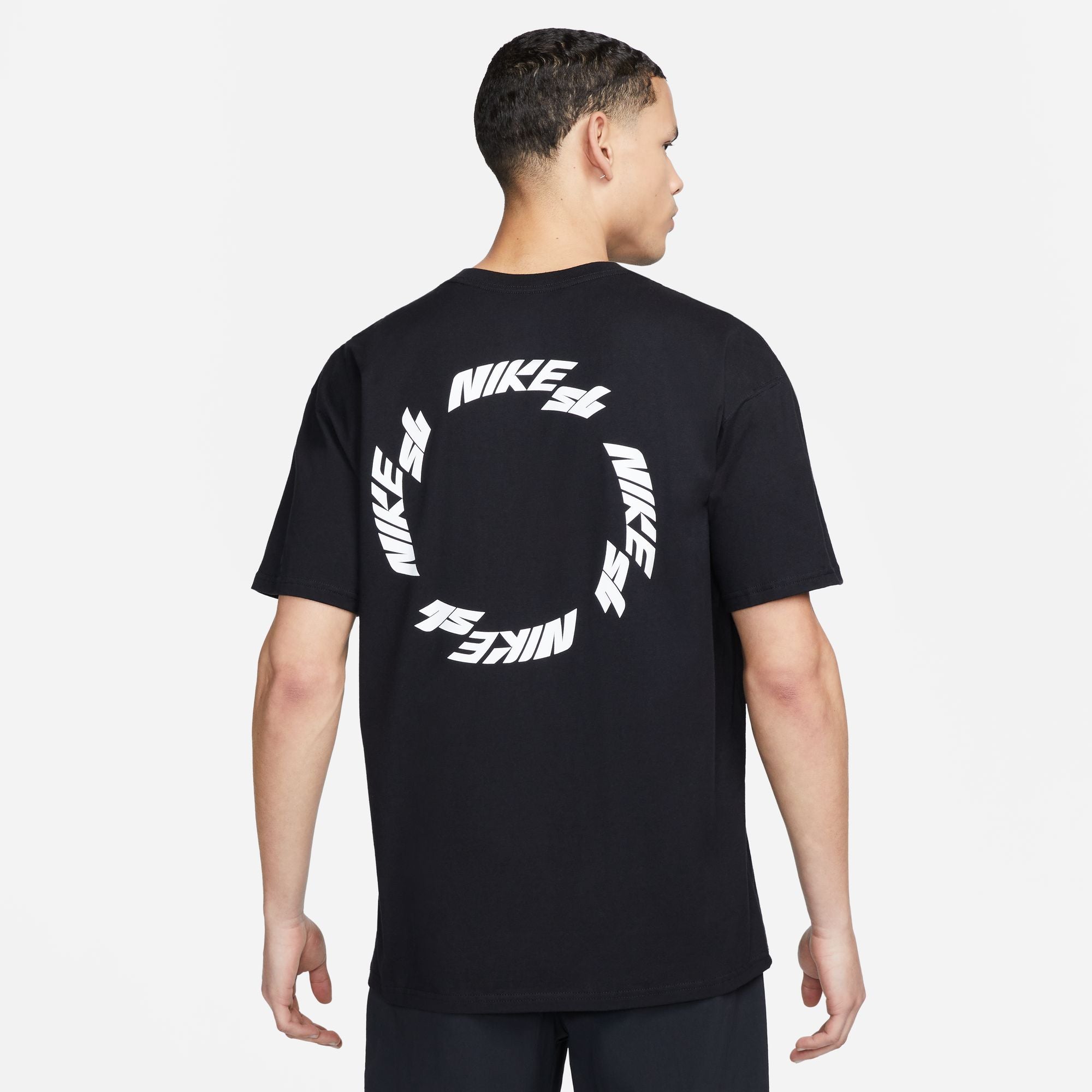 Black Spin Nike SB T-Shirt Back