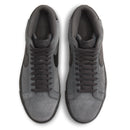 Anthracite/Black Blazer Mid Nike SB Skate Shoe Top
