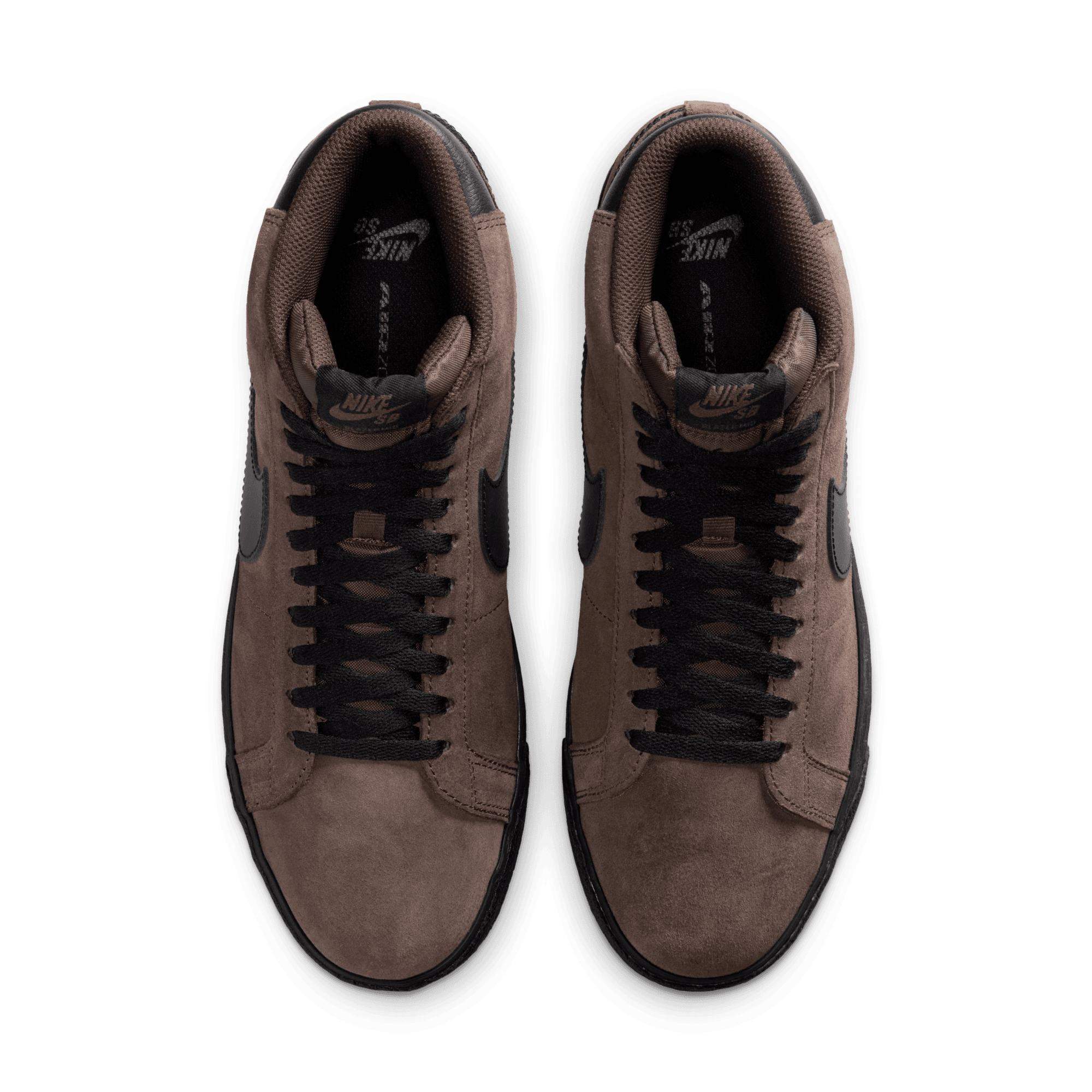 Baroque Brown Nike SB Blazer Mid Skate Shoe Top