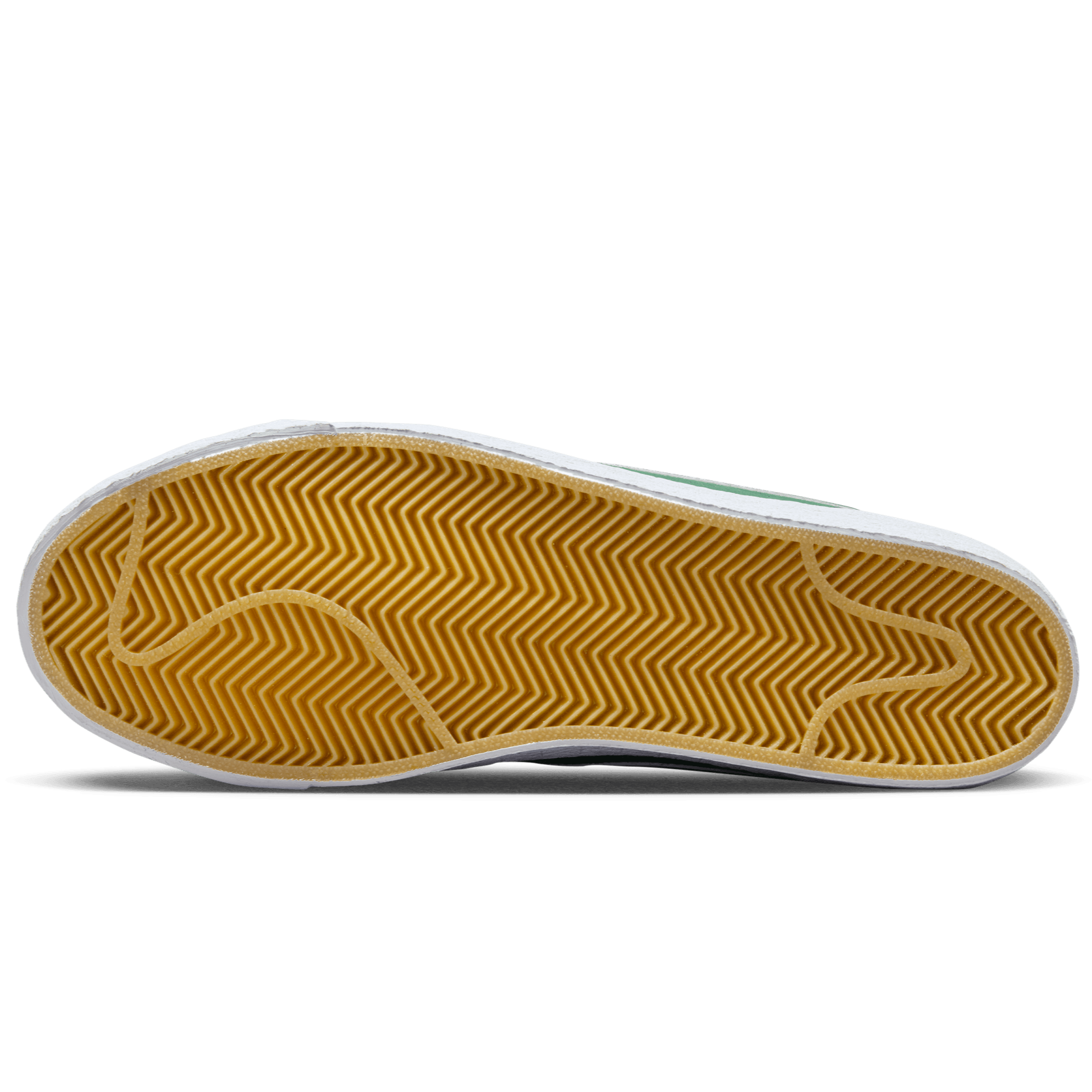 Fir/White Nike SB Blazer Mid Skateboard Shoe Bottom
