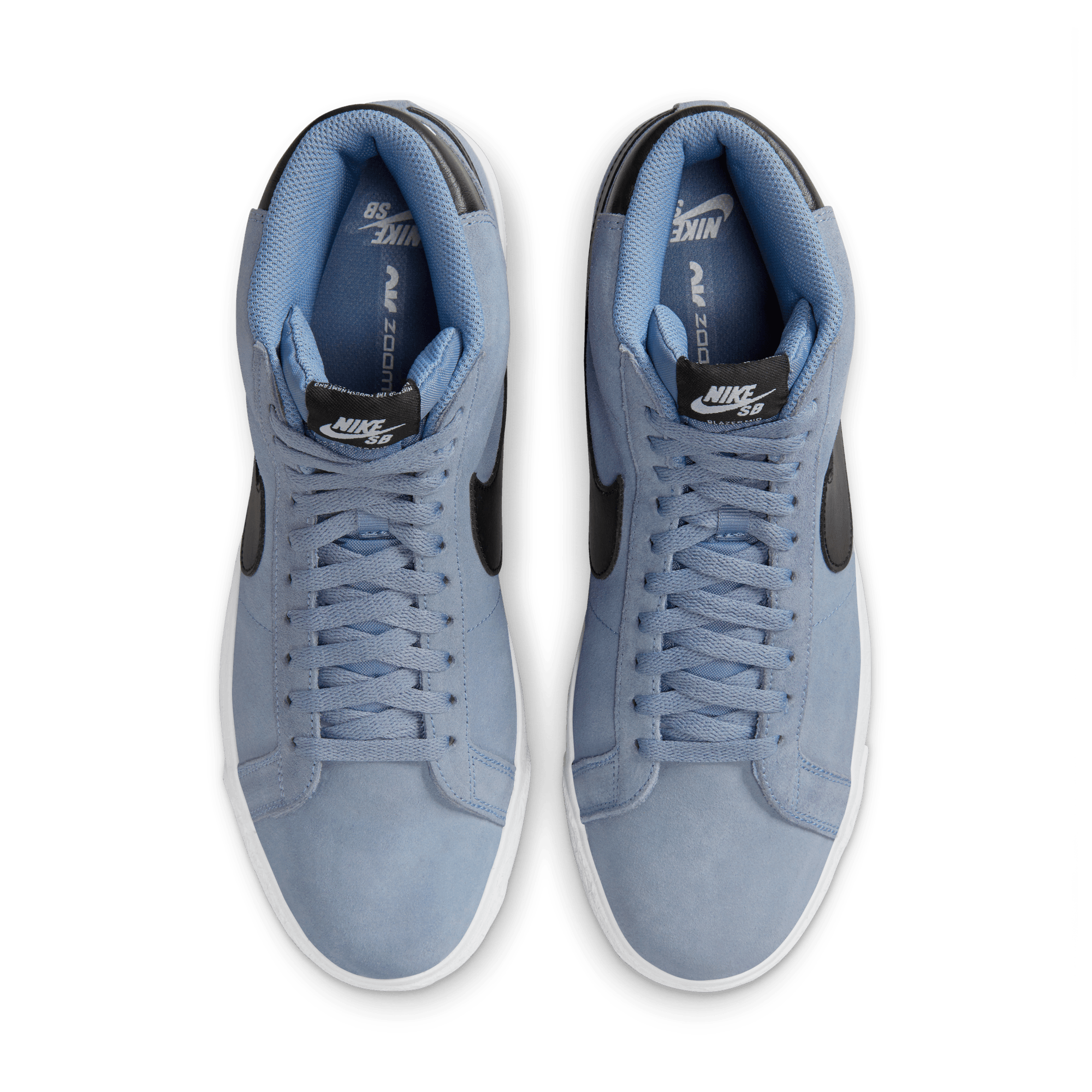 Ashen Slate Blazer Mid Nike SB Skate Shoe Top