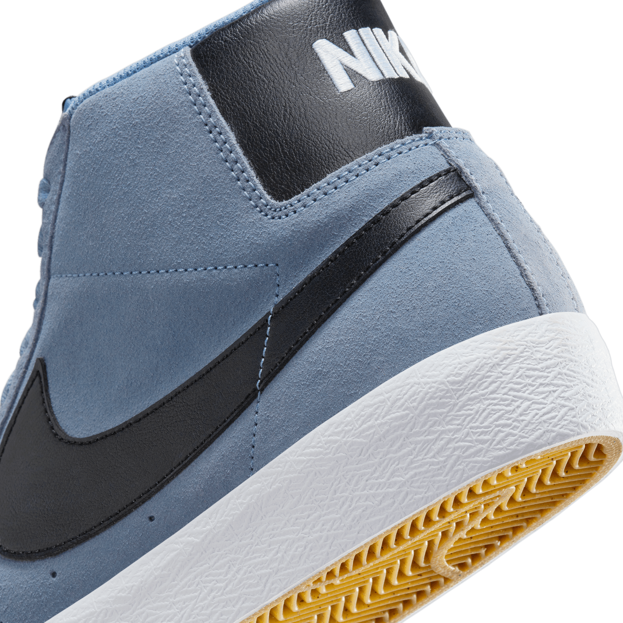 Ashen Slate Blazer Mid Nike SB Skate Shoe Detail