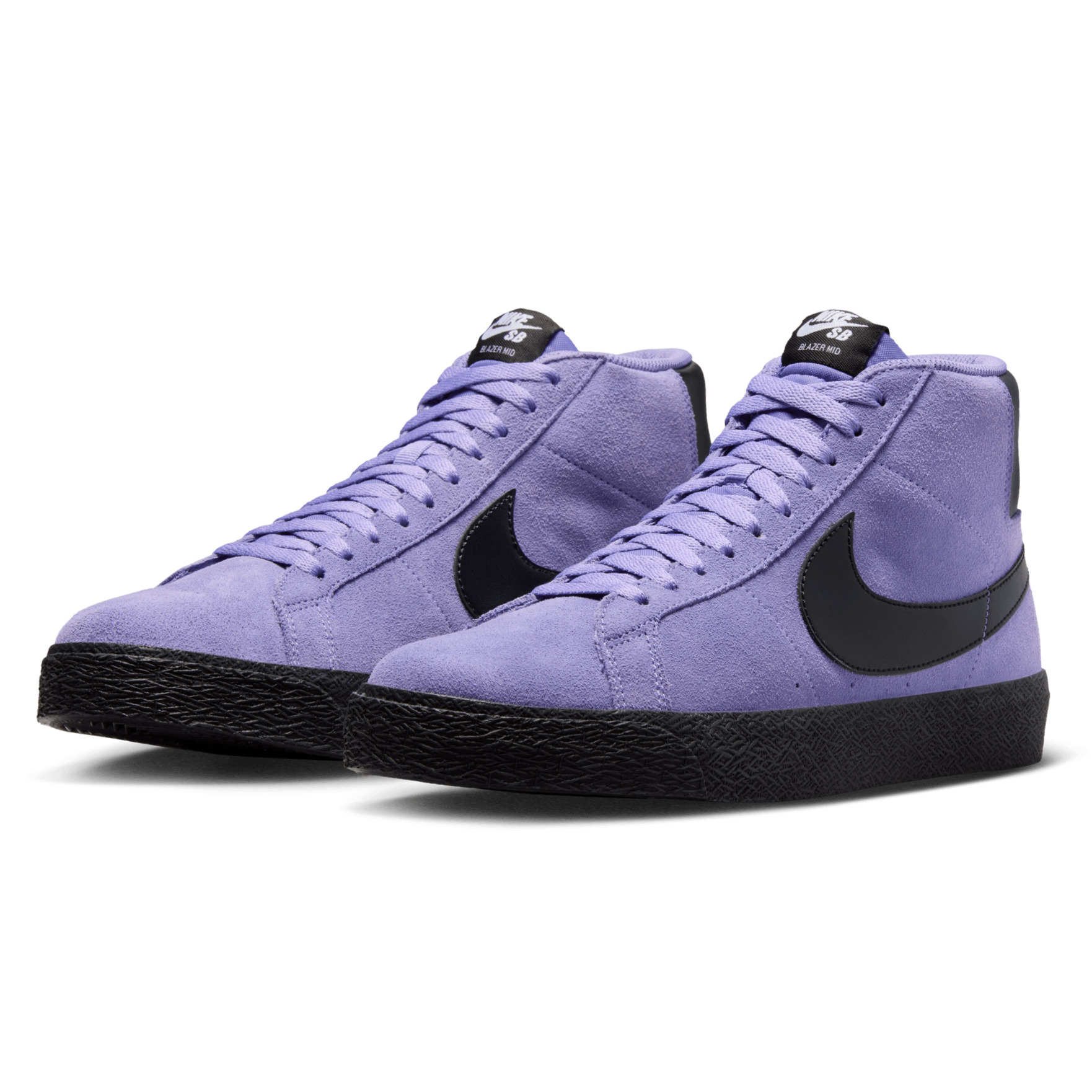 Dusty Amethyst Blazer Mid Nike SB Skate Shoe Front