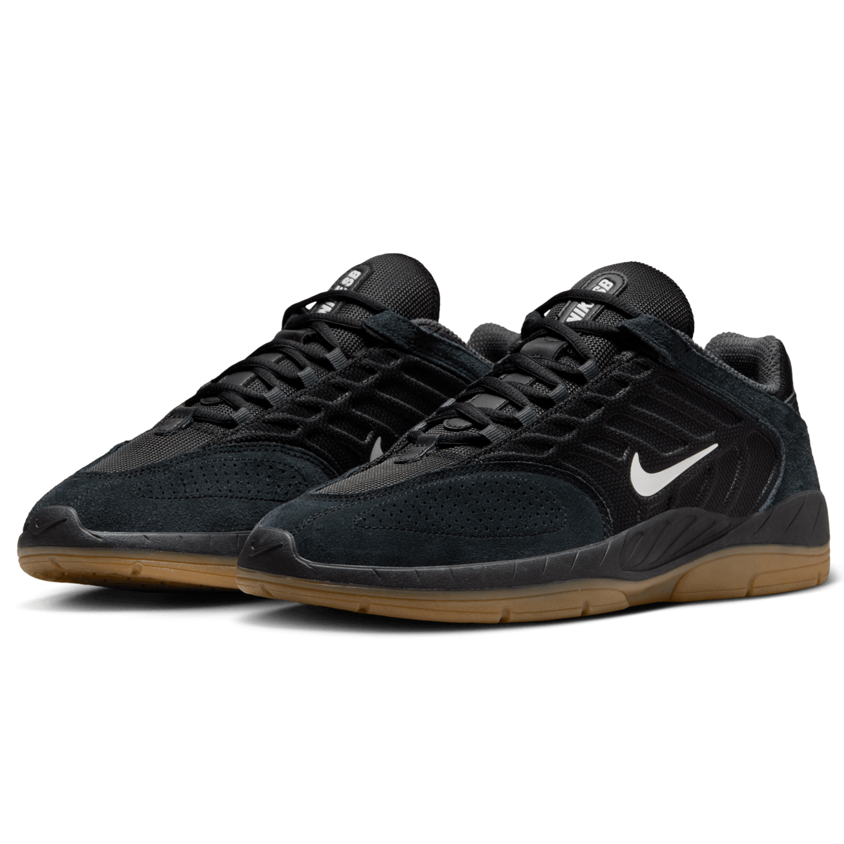 Black/Gum Vertebrae Nike SB Skate Shoe Front