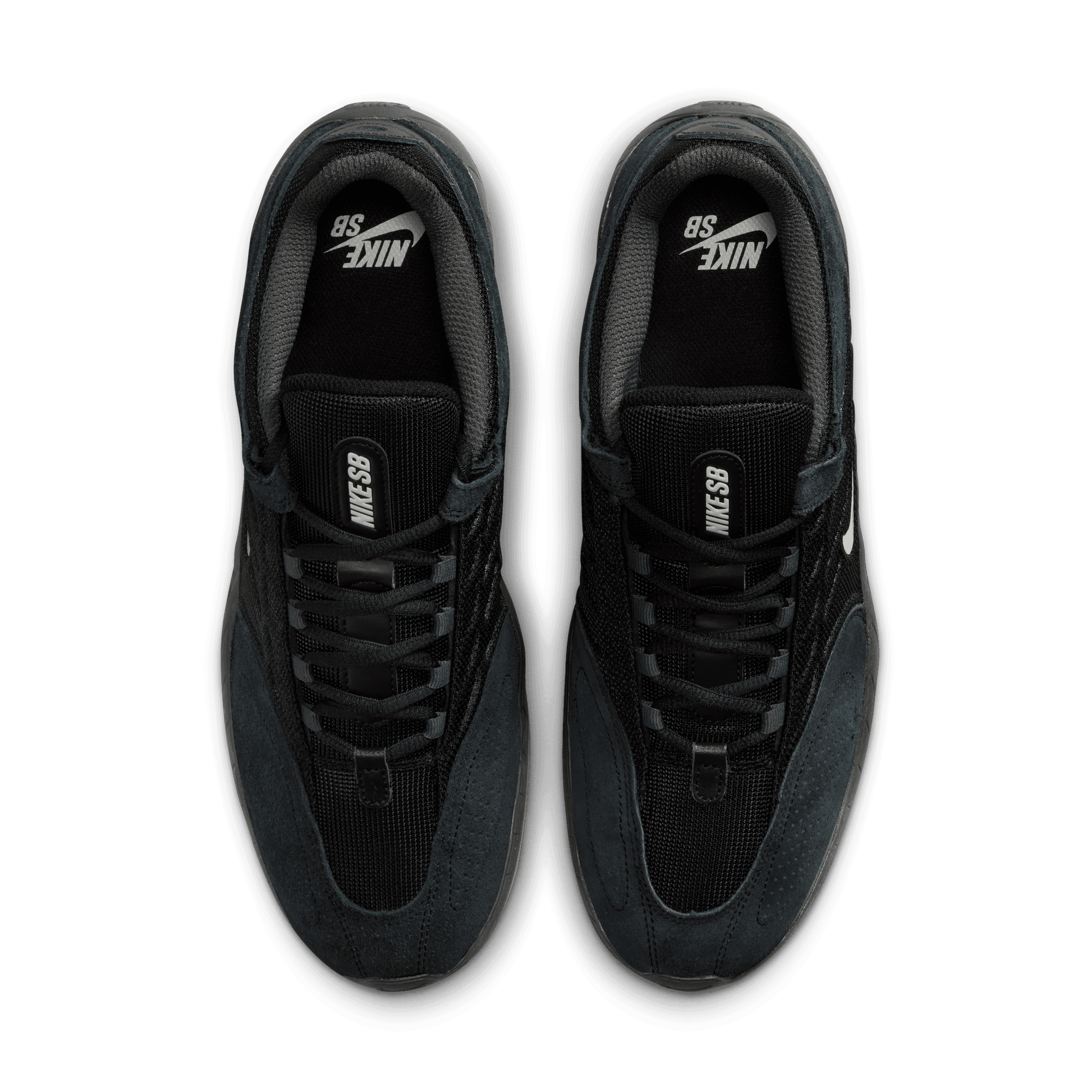 Black/Gum Vertebrae Nike SB Skate Shoe Top