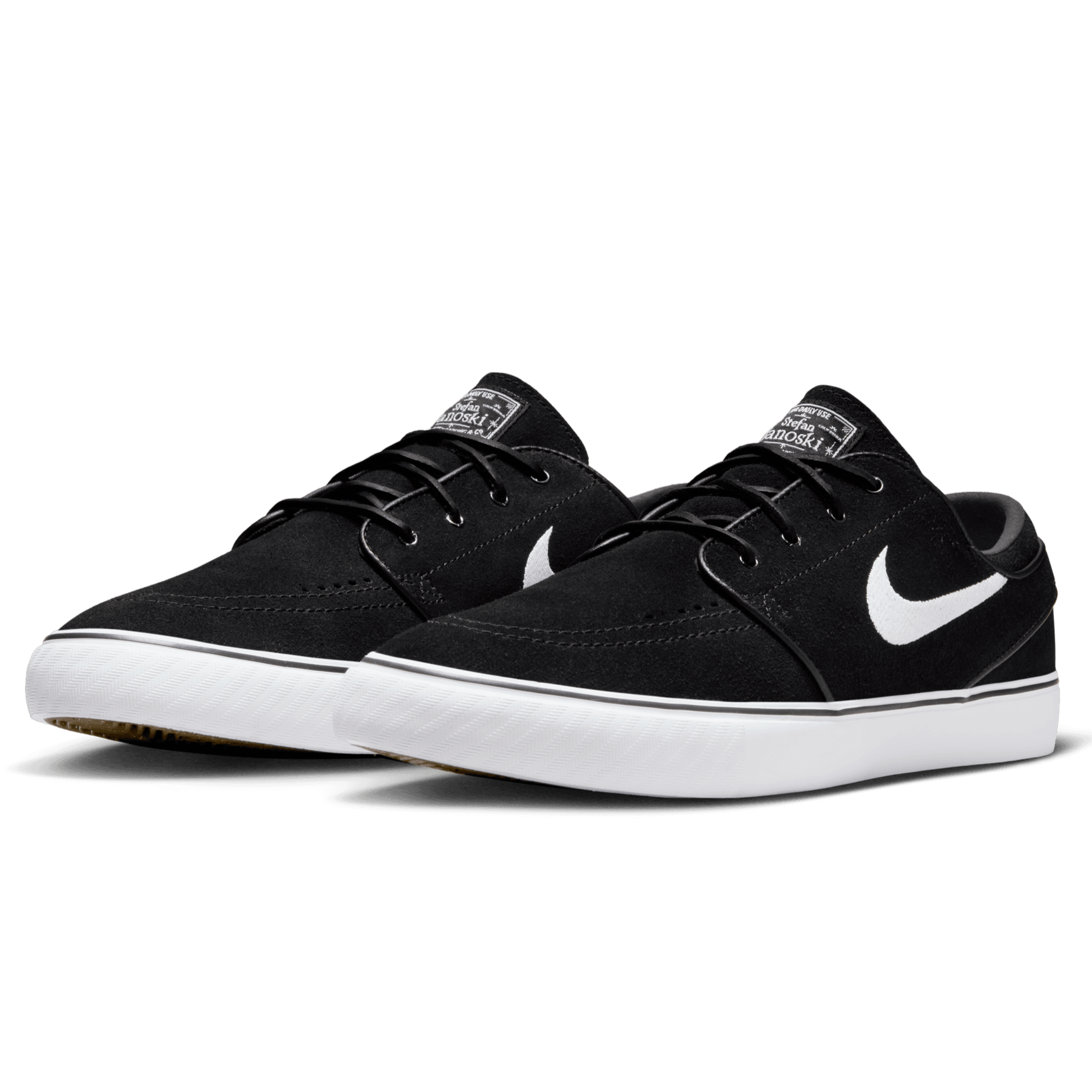 Black/White Janoski OG+ Nike SB Skate Shoe Front