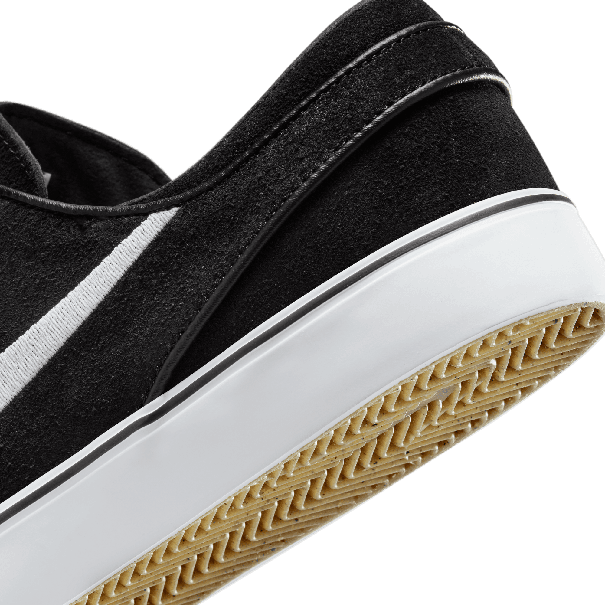 Black/White Janoski OG+ Nike SB Skate Shoe Detail