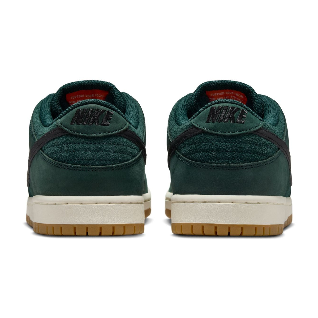 Deep Fir Orange Label Nike SB Dunk Low Skate Shoe Back