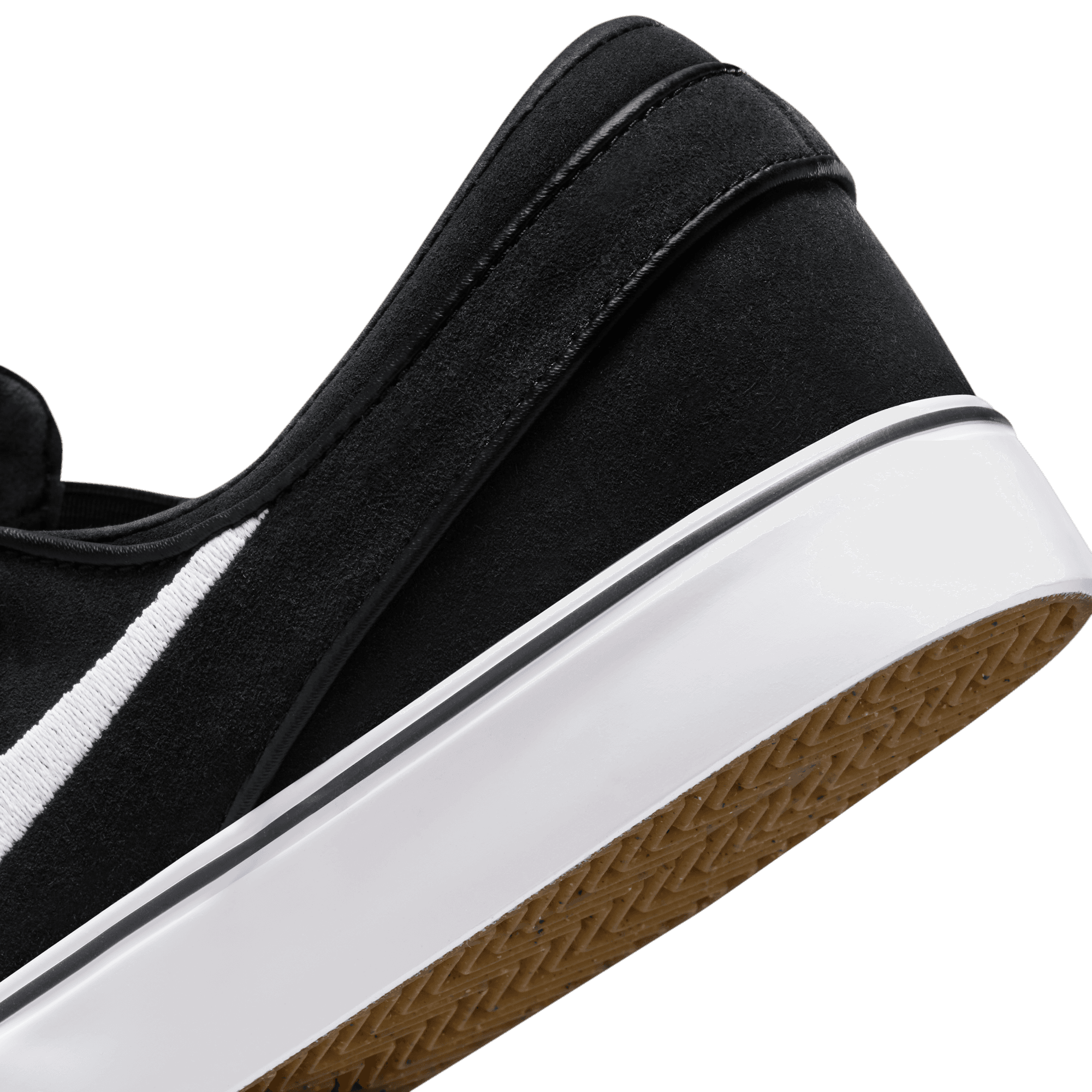 Black/White Janoski+ Nike SB Slip On Shoe Detail