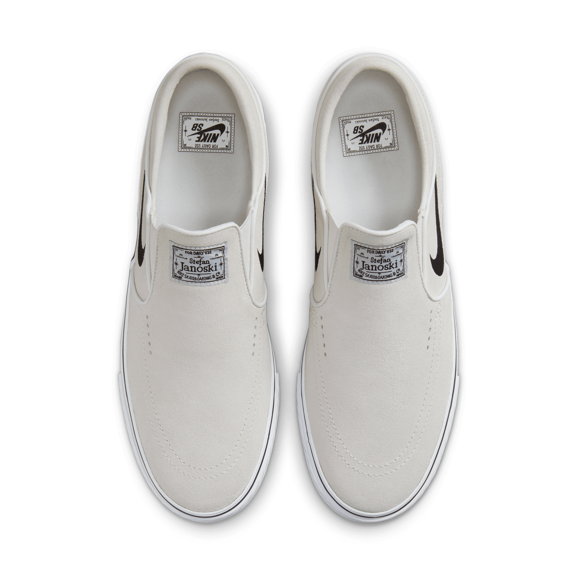 Summit White Janoski+ Slip On Nike SB Skate Shoe Top