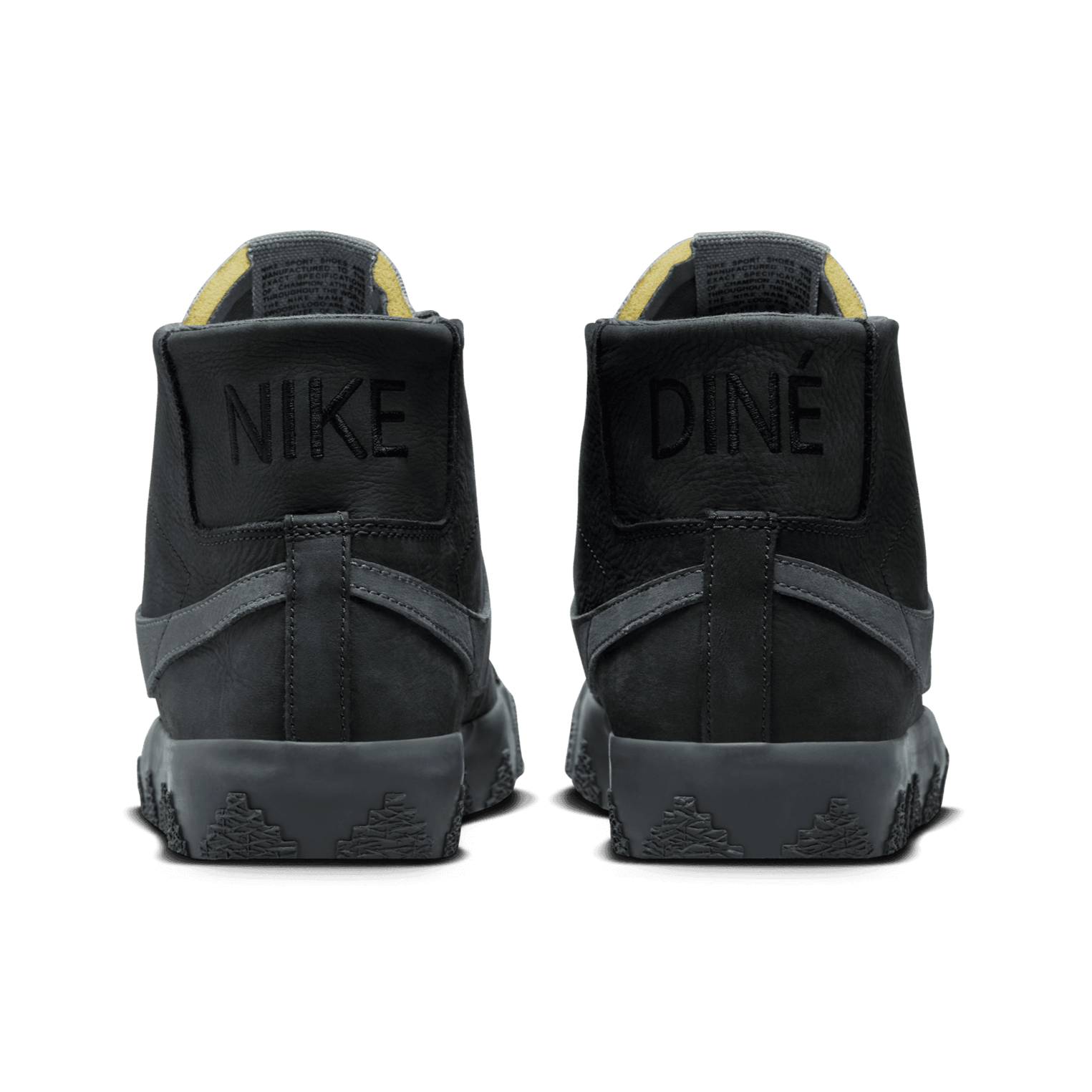 Anthracite Quickstrike Di'orr Blazer Mid Nike SB Skate Shoe Back