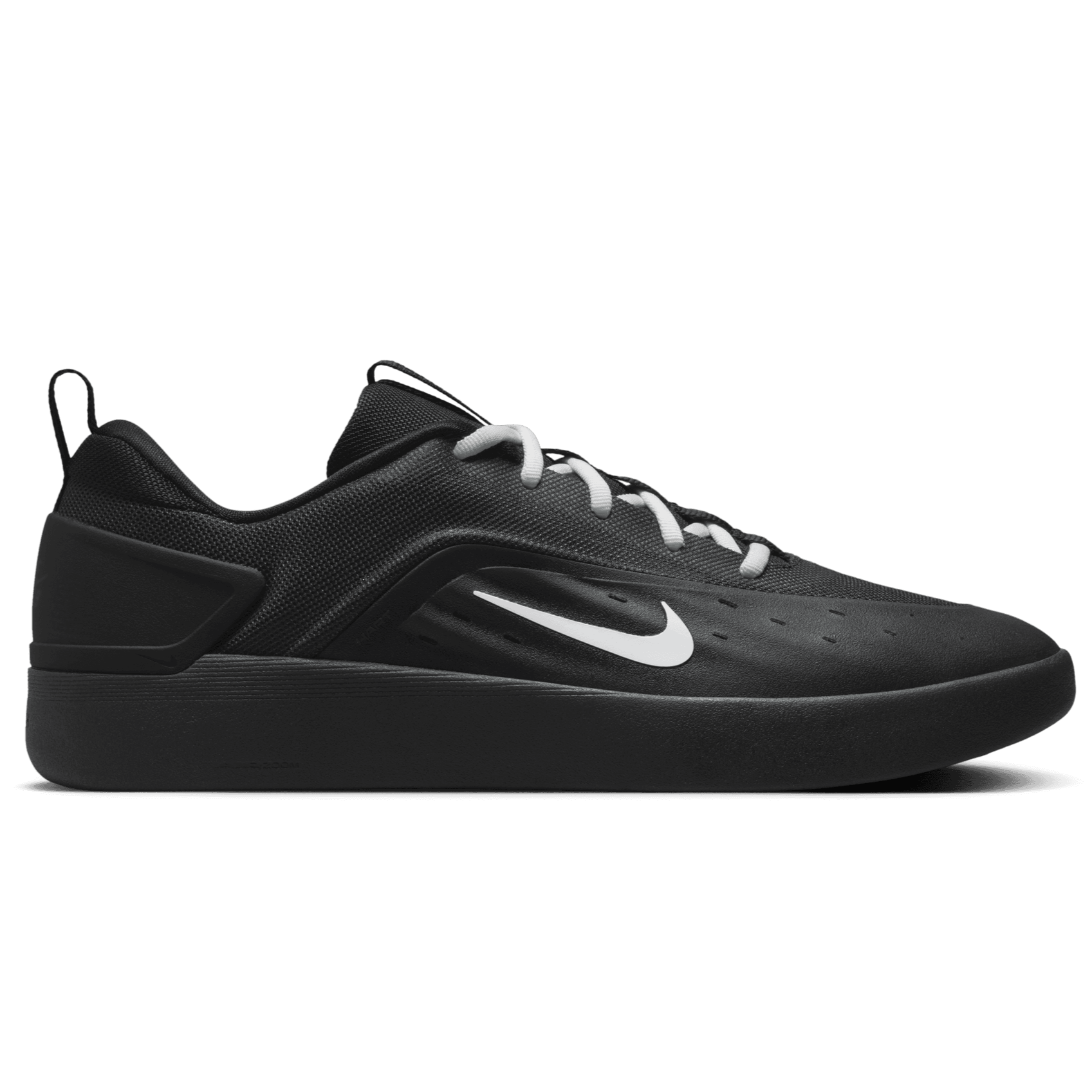 Black/White Nyjah 4 Nike SB Skate Shoe