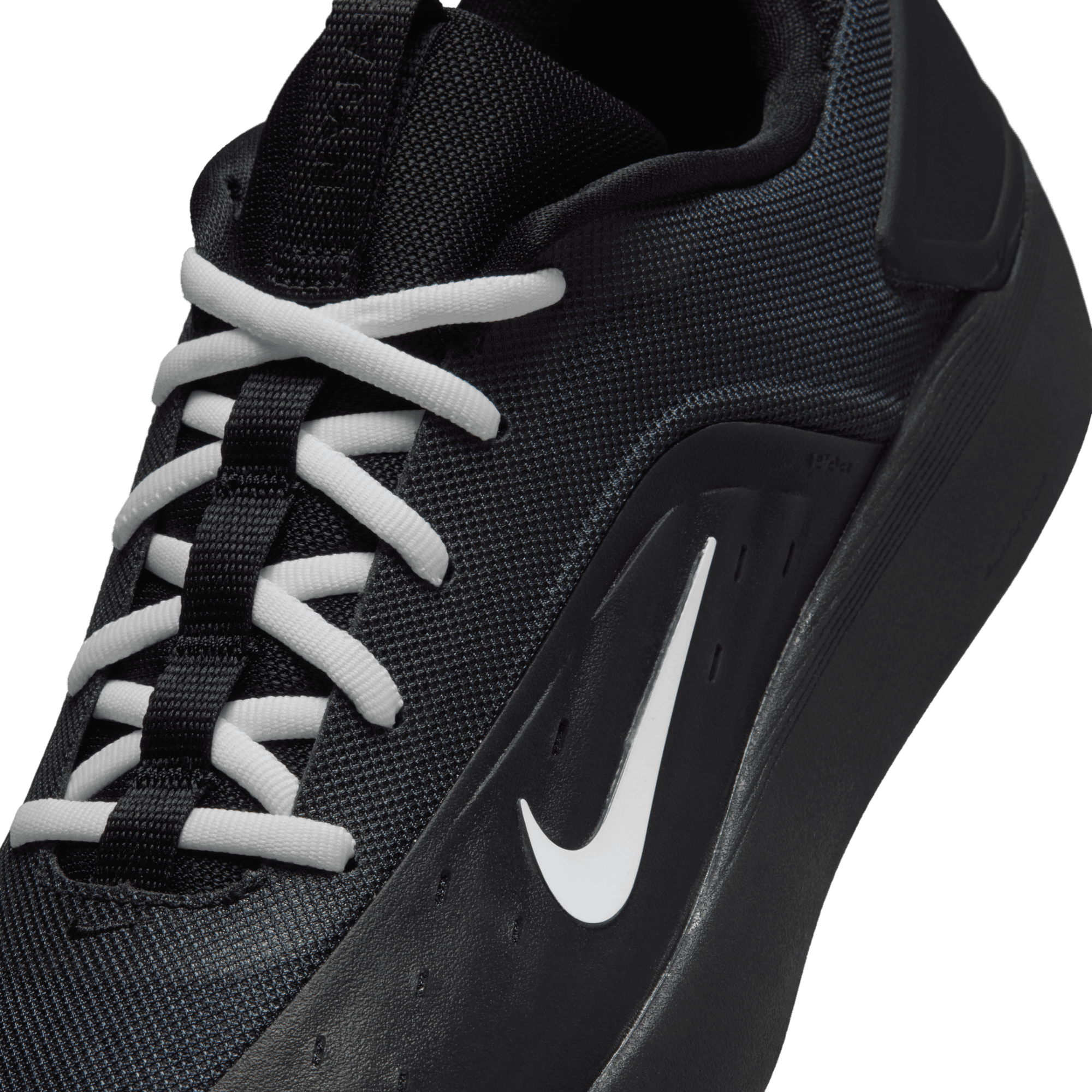 Black/White Nyjah 4 Nike SB Skate Sho Detail