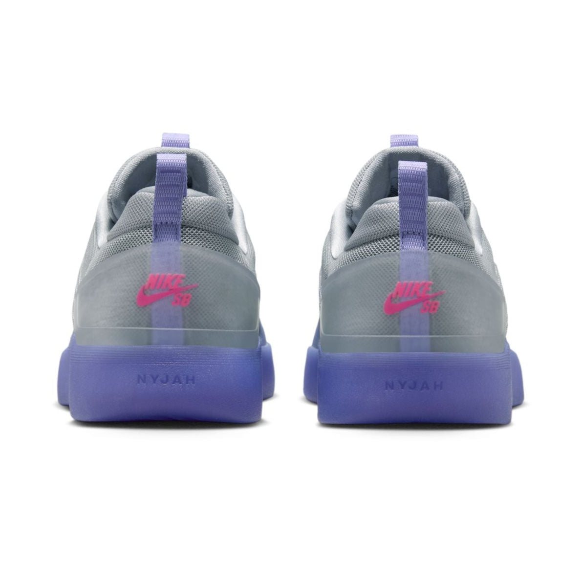 Light Thistle Nyjah 4 Nike SB Skate Shoe Back
