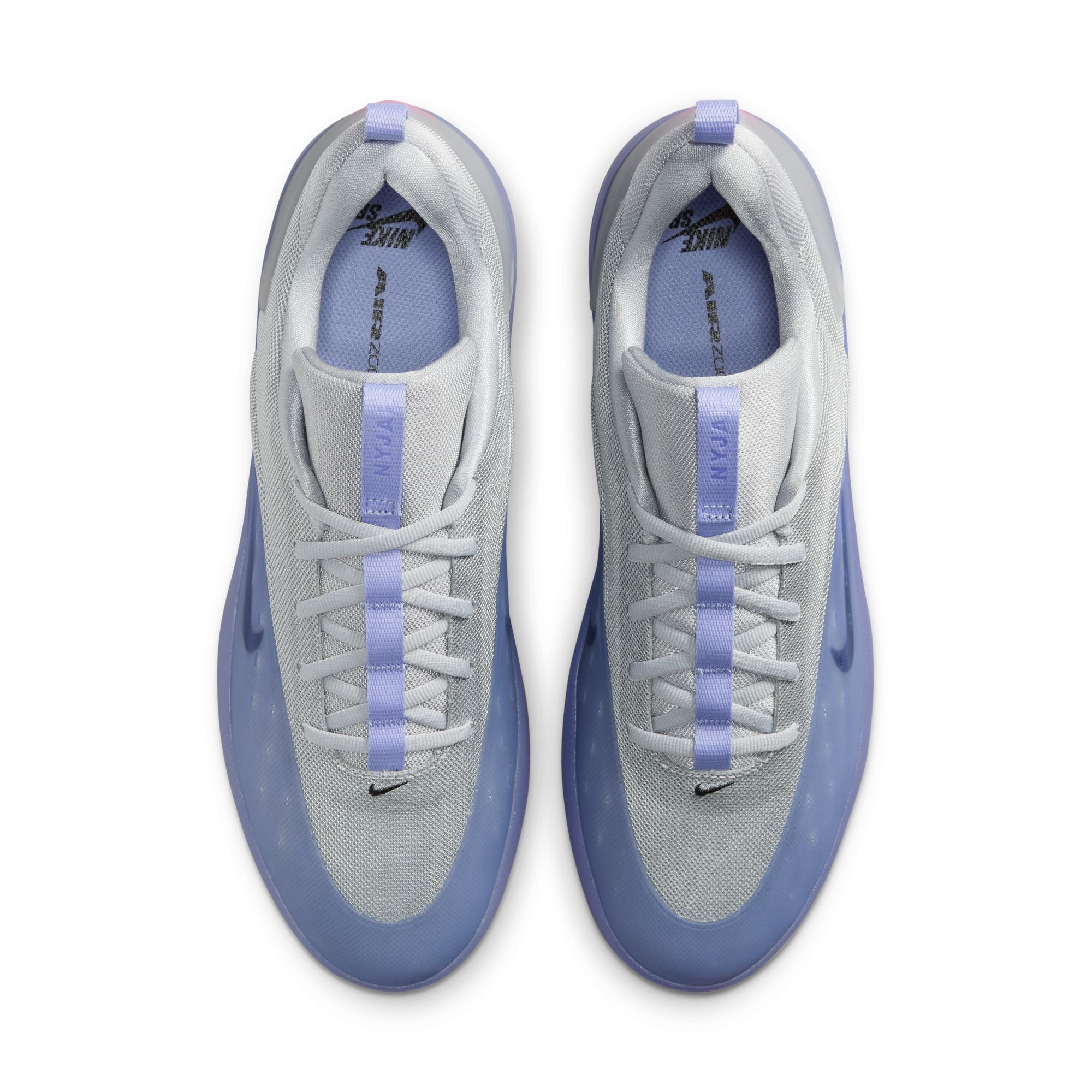 Light Thistle Nyjah 4 Nike SB Skate Shoe Top