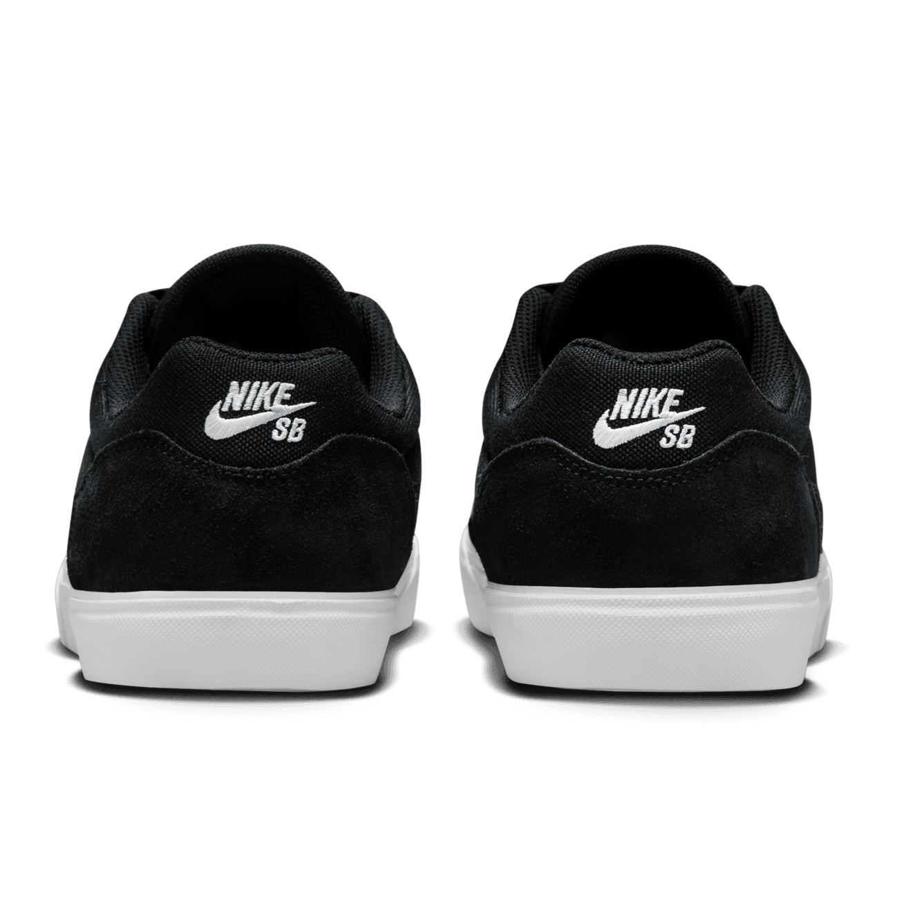 Black/White Malor Nike SB Skate Shoe Back