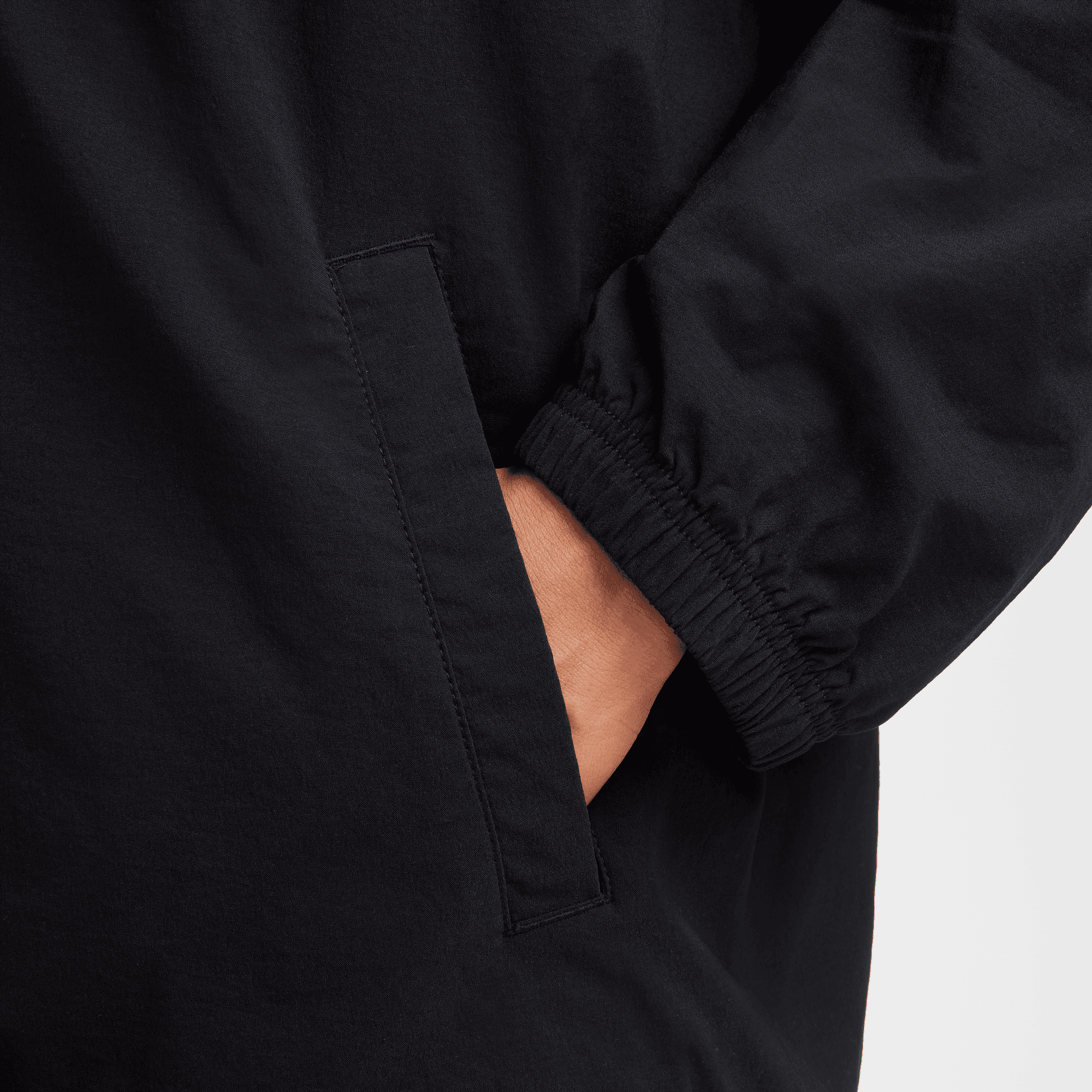 Black/White Skate Anorak Nike SB Jacket Detail