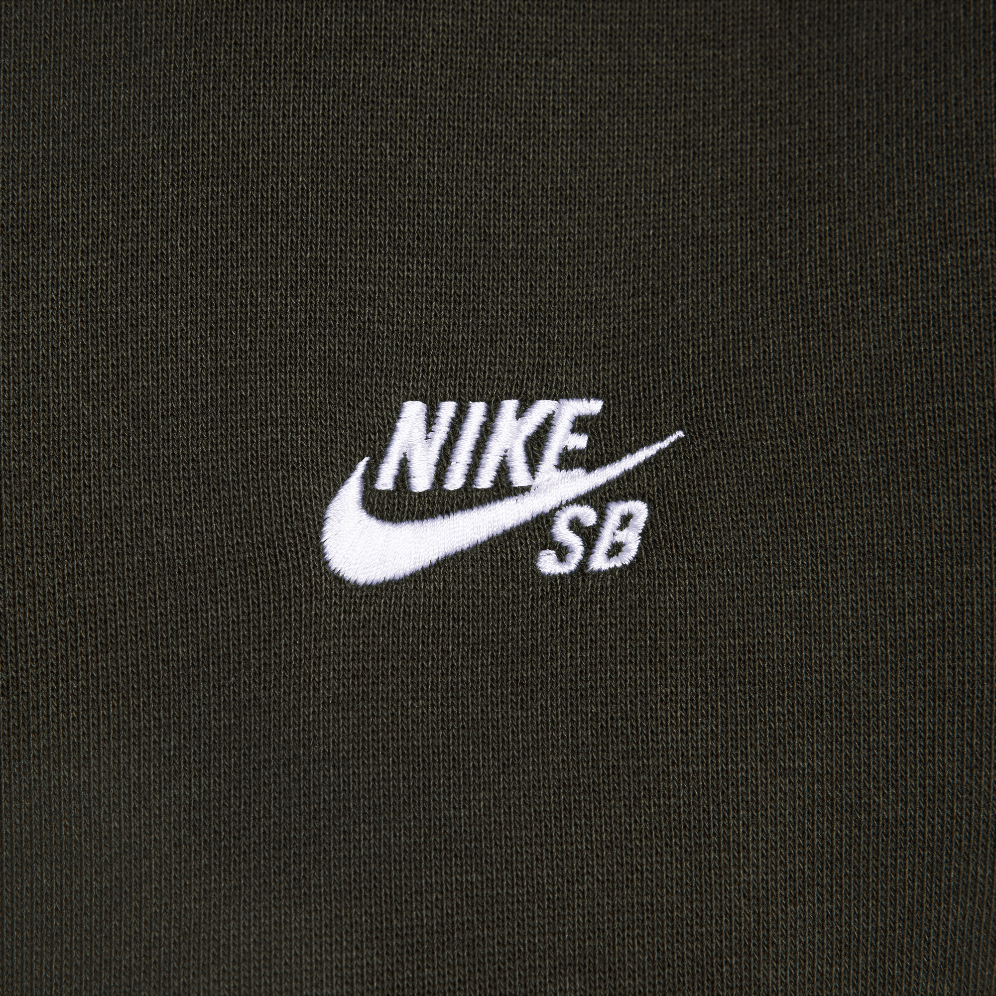 Sequoia Nike SB Fleece Skate Pullover Hoodie Detail