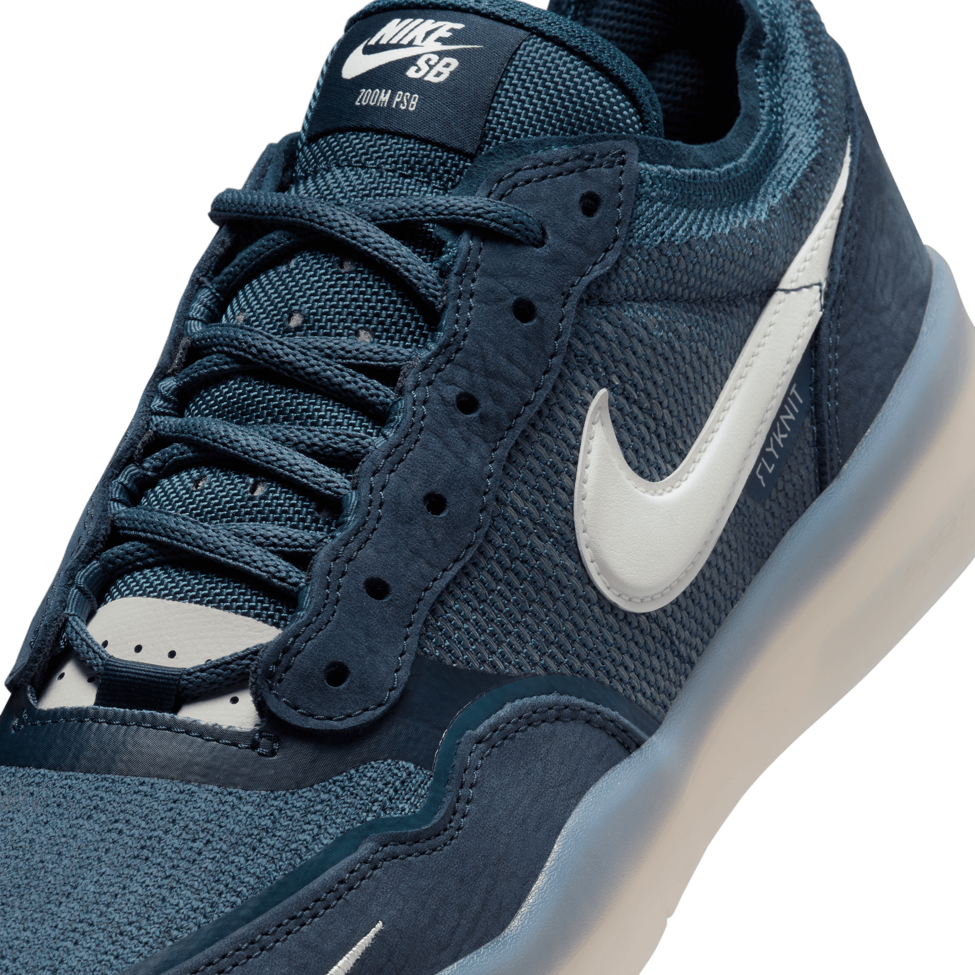 Navy Blue PS8 Nike SB Skate Shoe Detail